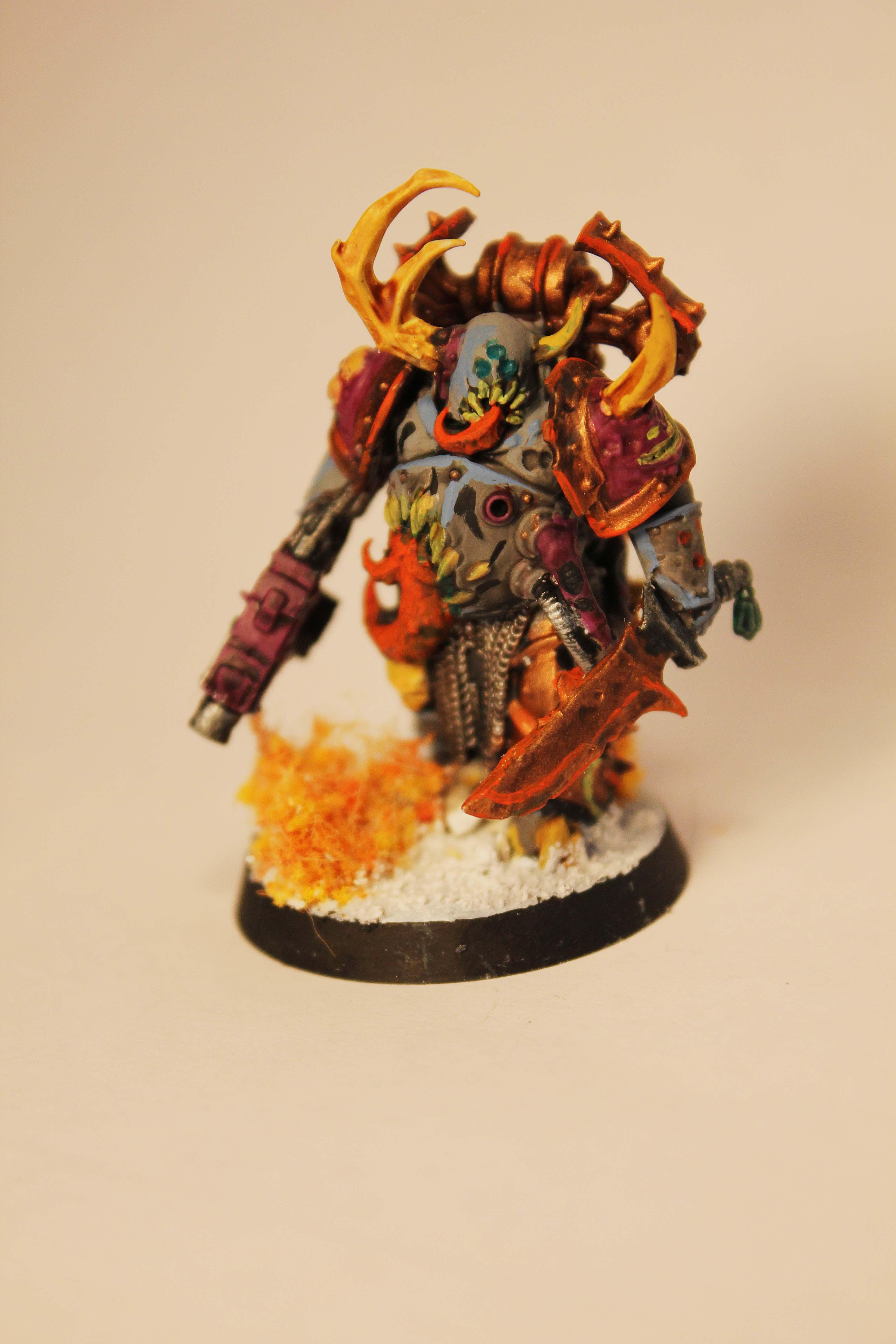 Death Guard, Infantry, Malignant Plague Caster, Nurgle, Plague Marines, Warhammer 40,000