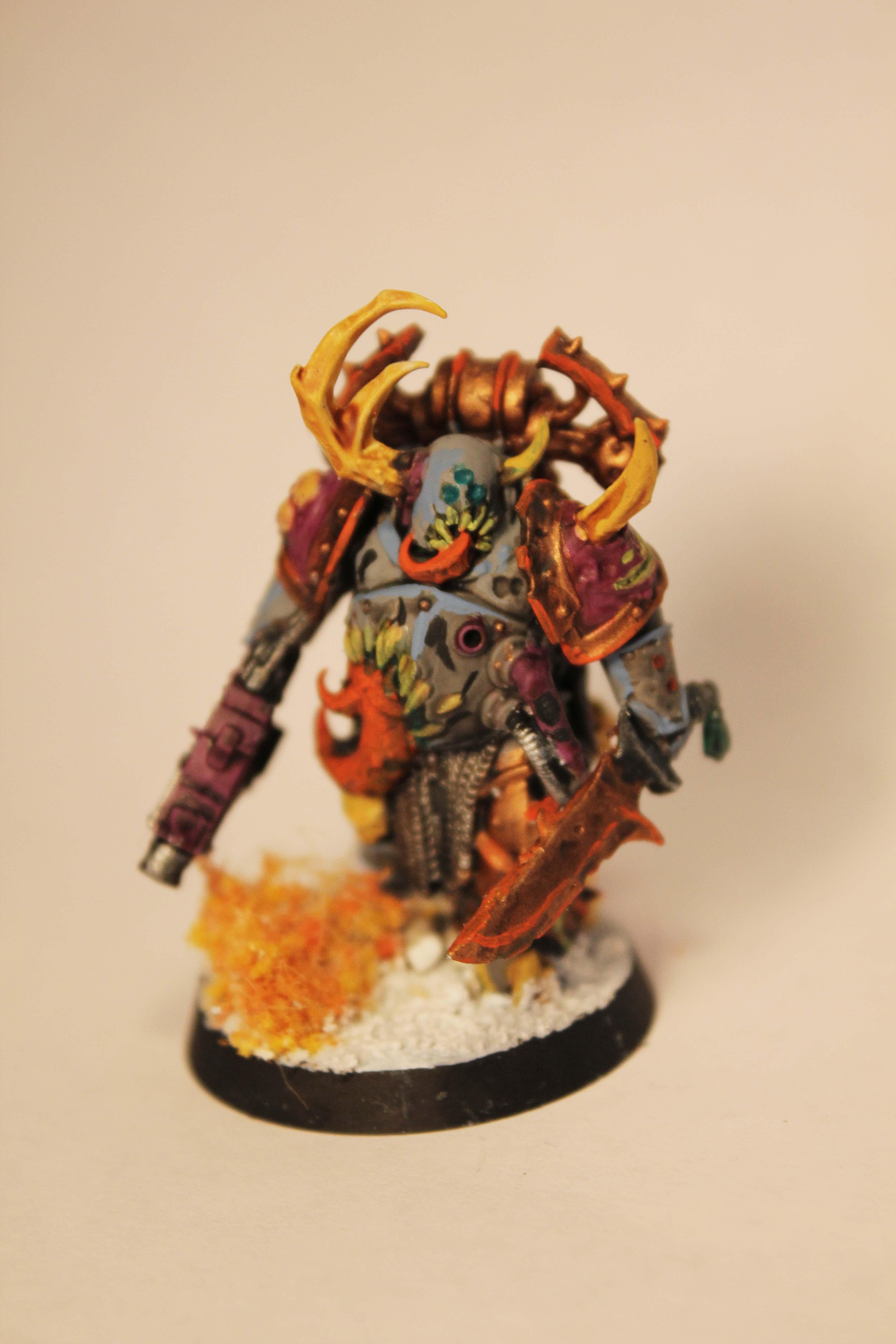 Death Guard, Infantry, Malignant Plague Caster, Nurgle, Plague Marines, Warhammer 40,000