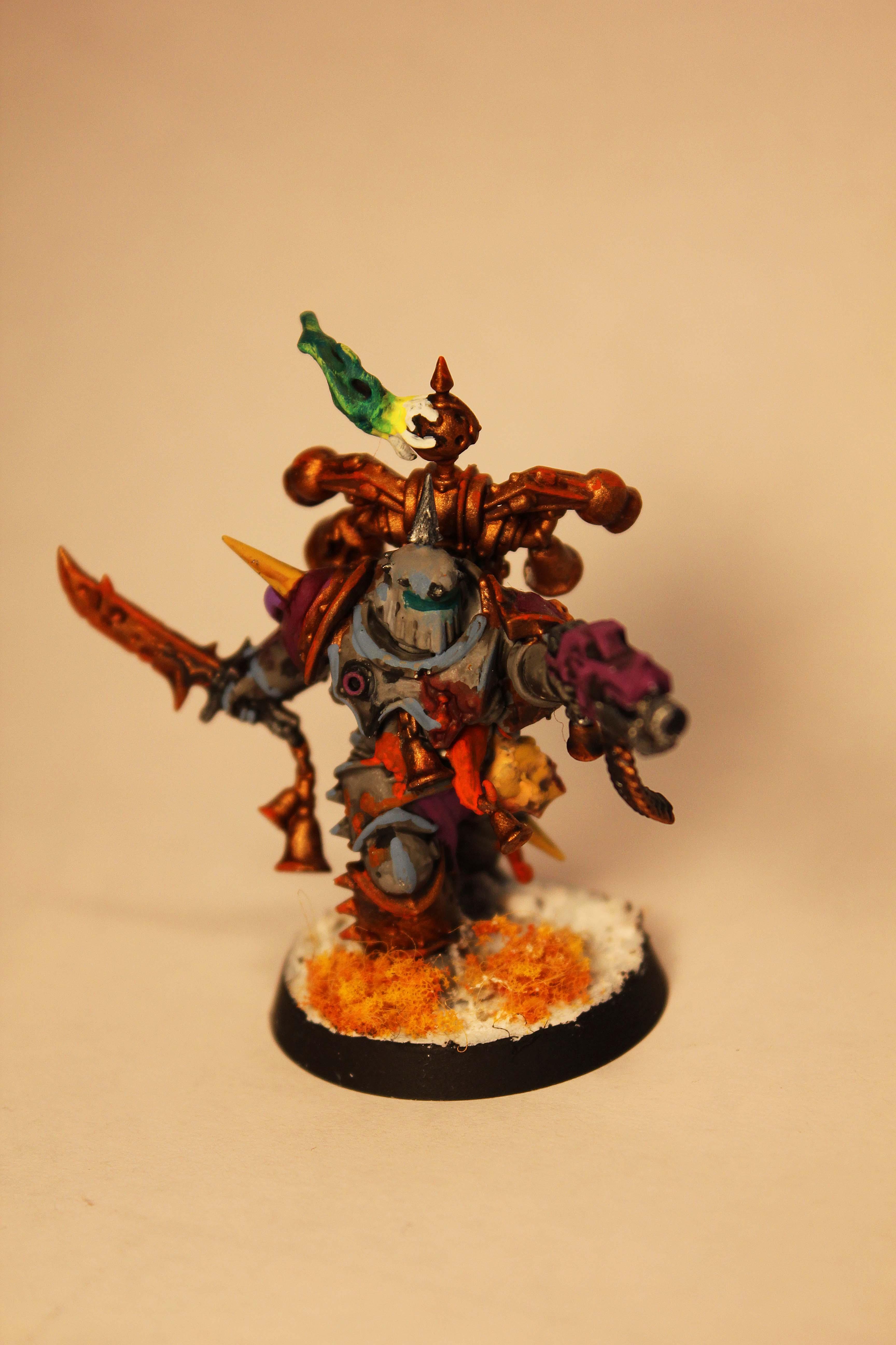Death Guard, Infantry, Malignant Plague Caster, Nurgle, Plague Marines, Warhammer 40,000
