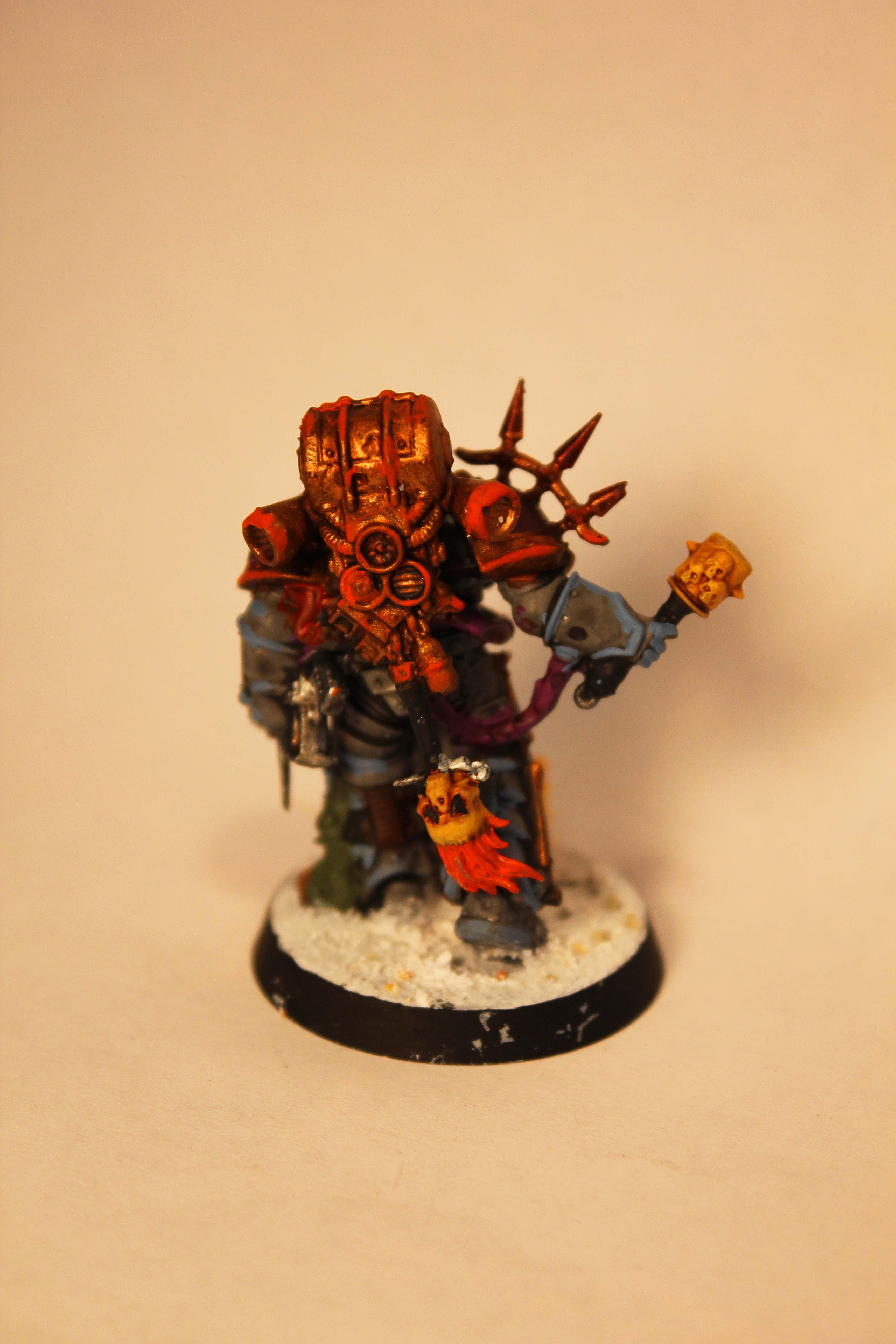 Death Guard, Infantry, Malignant Plague Caster, Nurgle, Plague Marines, Warhammer 40,000