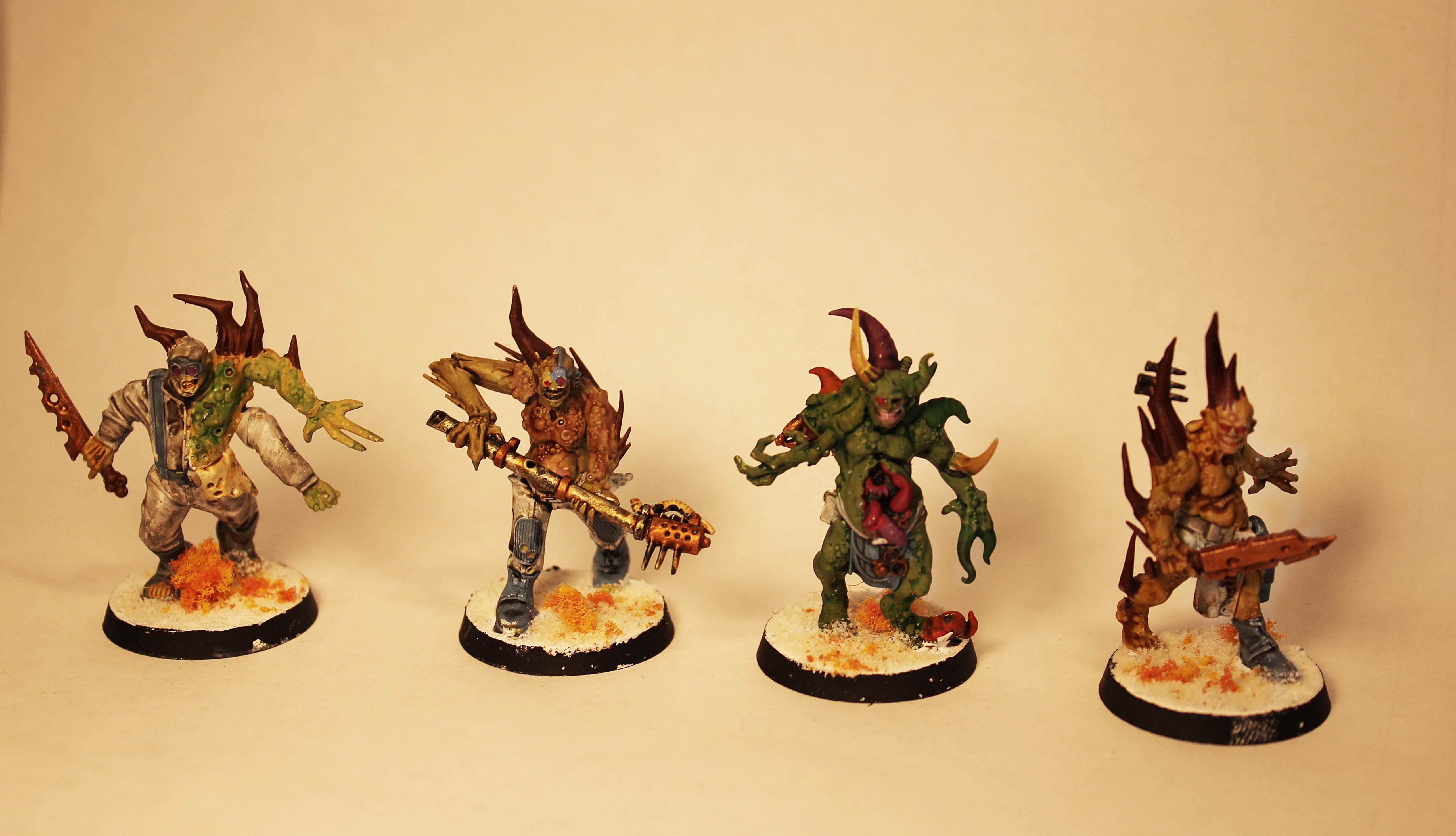 Bloat Drone, Death Guard, Infantry, Malignant Plague Caster, Nurgle, Plague Marines, Warhammer 40,000