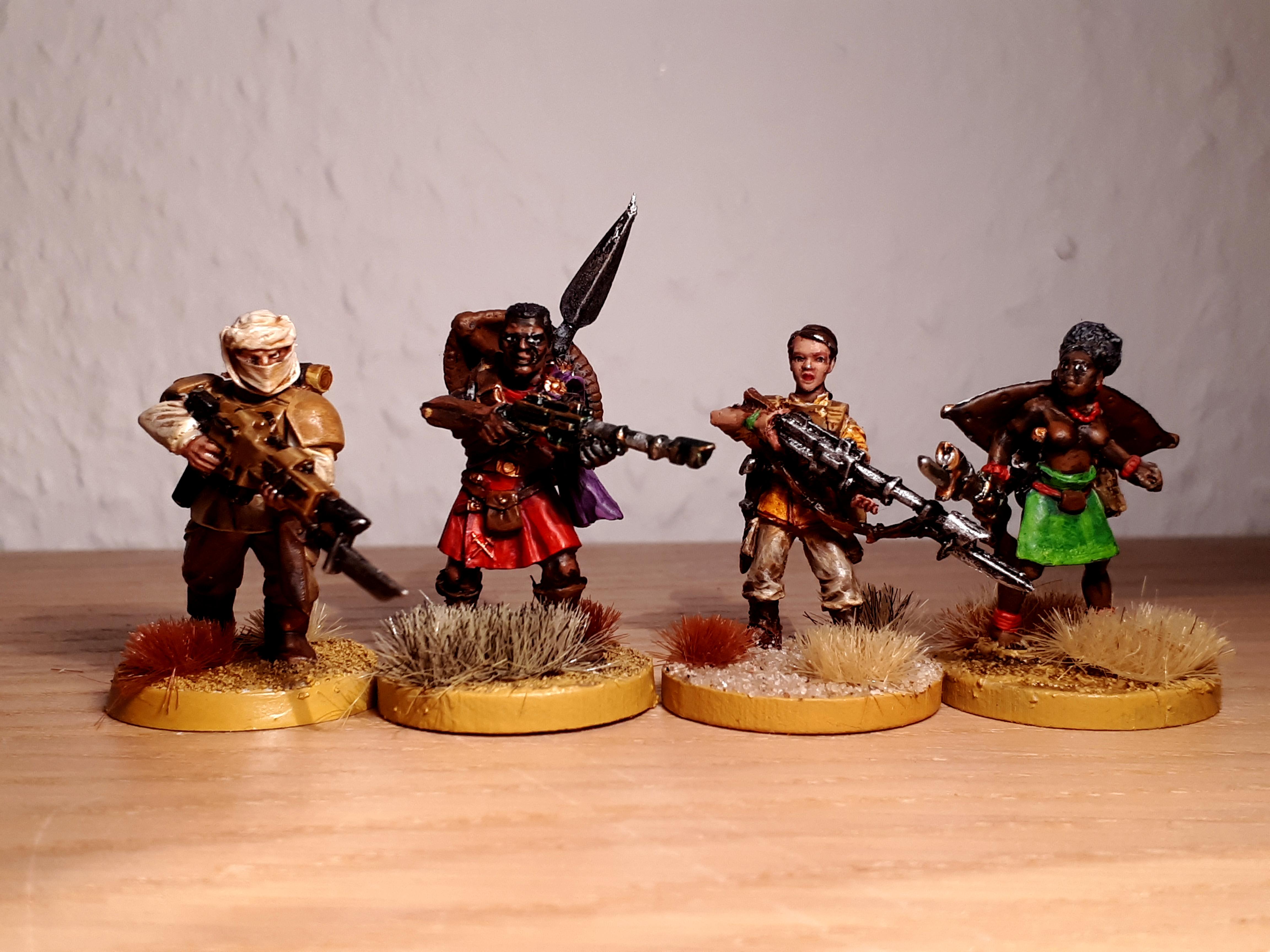 Imperial Guard, Infantry, Scale, Tallarn Desert Raiders