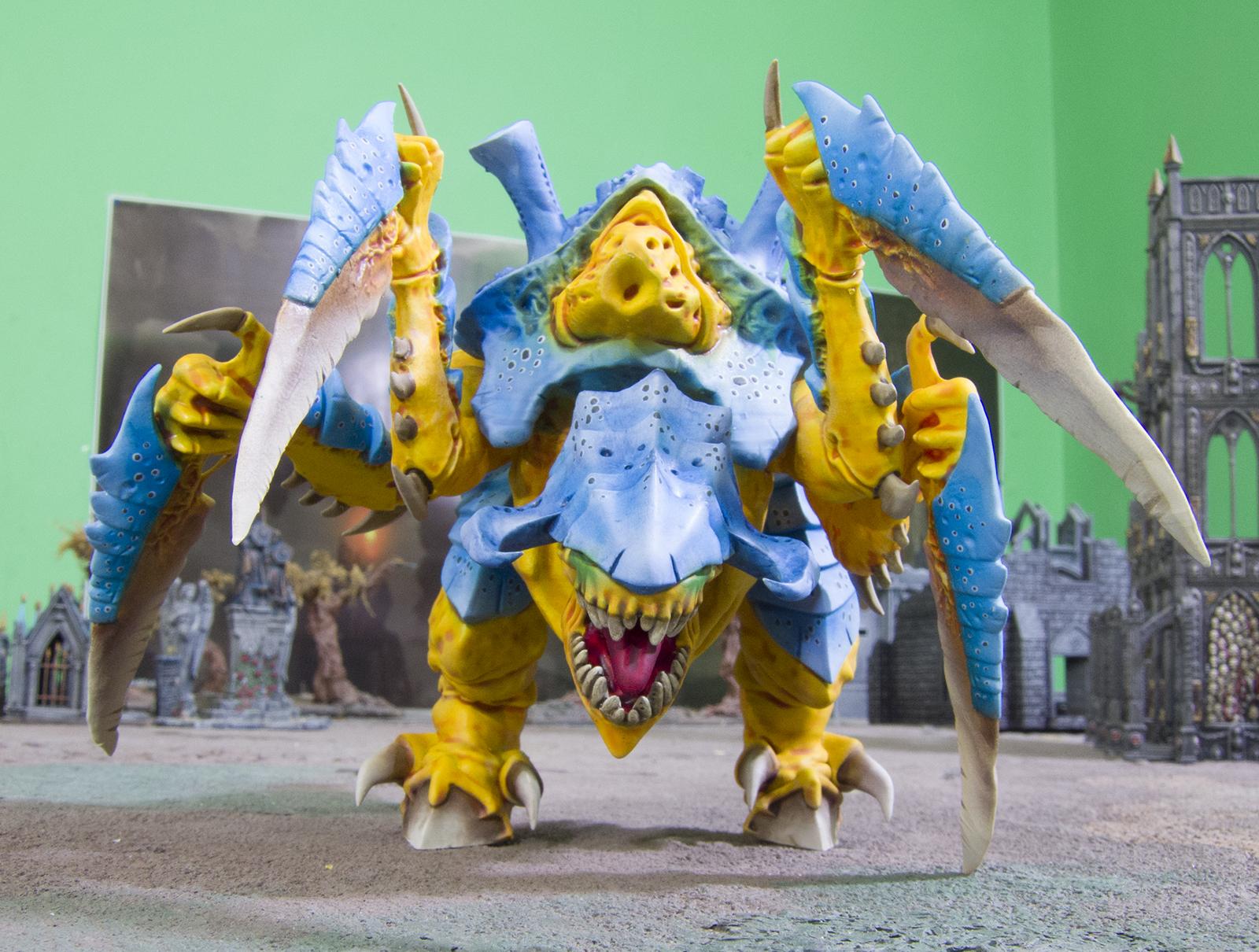 3D printed Tyranid Scythed Hierodule 11