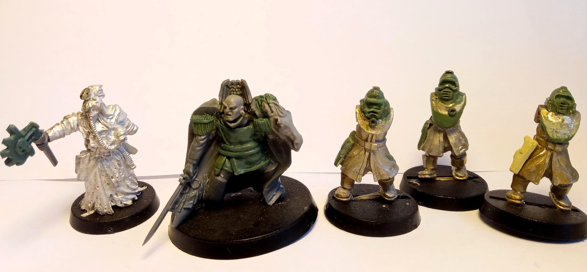 Admiral, Armsmen, Imperial Navy, Navy, Techpriest, Voidsmen