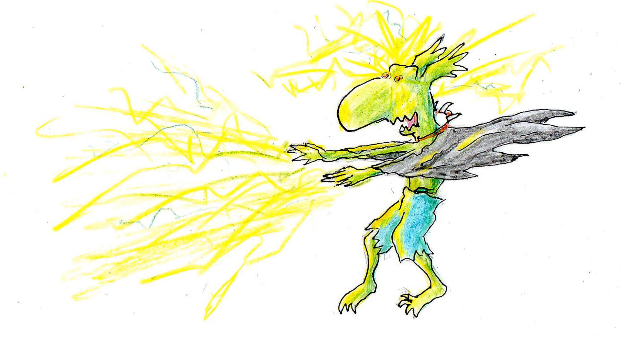 Cartoon, Drawing, Fiction, Graphic, Grots, Humour, Illustration, Orks, Sketch