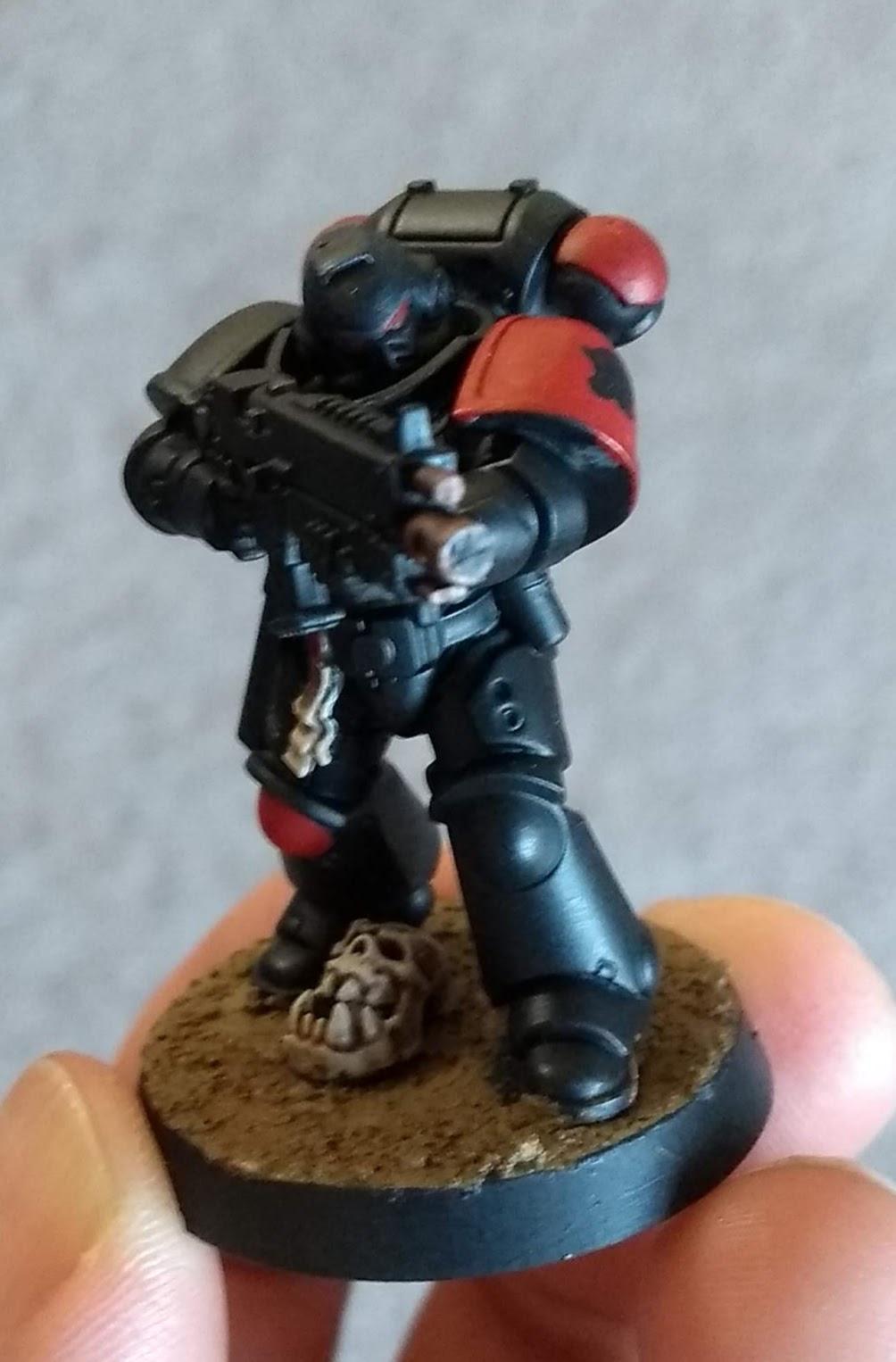 Angels Revenant, Blood Angels, Intercessors, Painted, Primaris, Space Marines