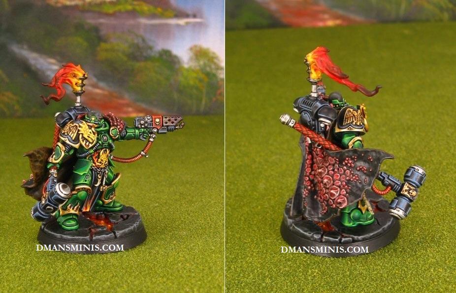 Salamanders Space Marines Adrax Agatone Captain of Nocturne