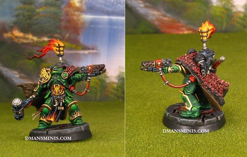 Salamanders Space Marines Adrax Agatone Captain of Nocturne