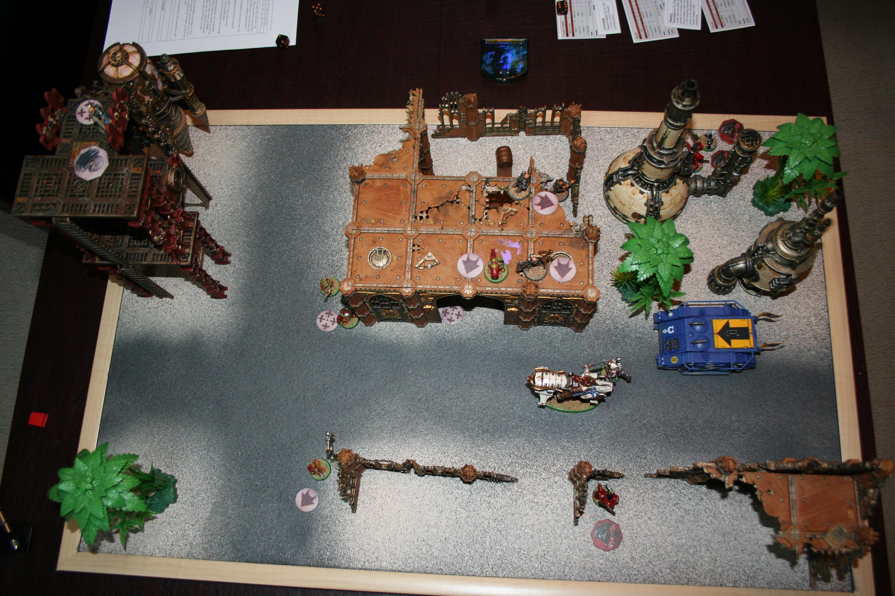 Overview of battlefield