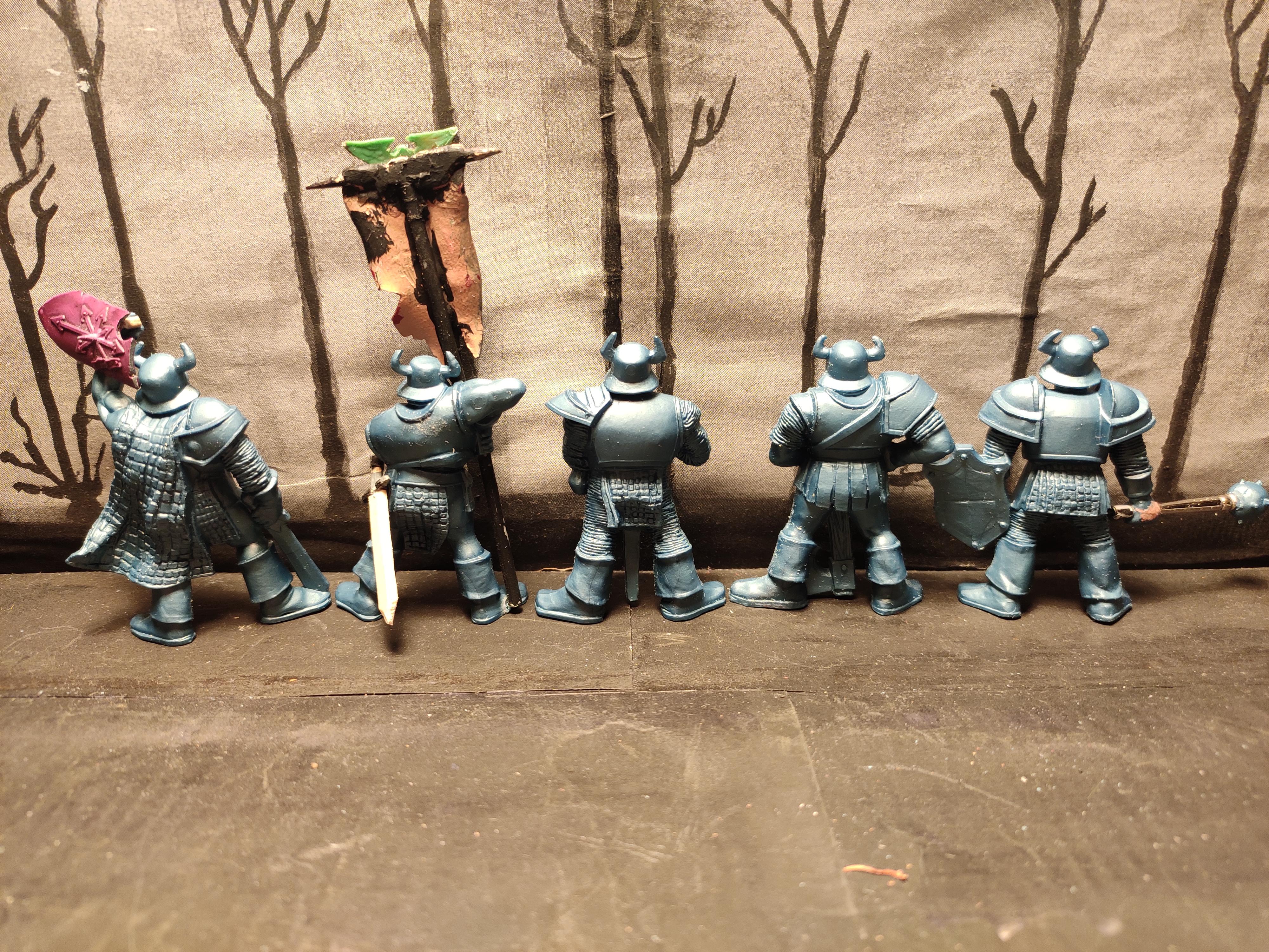 &#1041;&#1080;&#1090;&#1074;&#1099; Fantasy, Axe, Banner, Conversion, Fantasy Battles, From Russia, Horned, Infantry, Knights, Mace, Order, Regiment, Shield, Standard, Sword, Technolog, Tehnolog, Warriors, Work In Progress