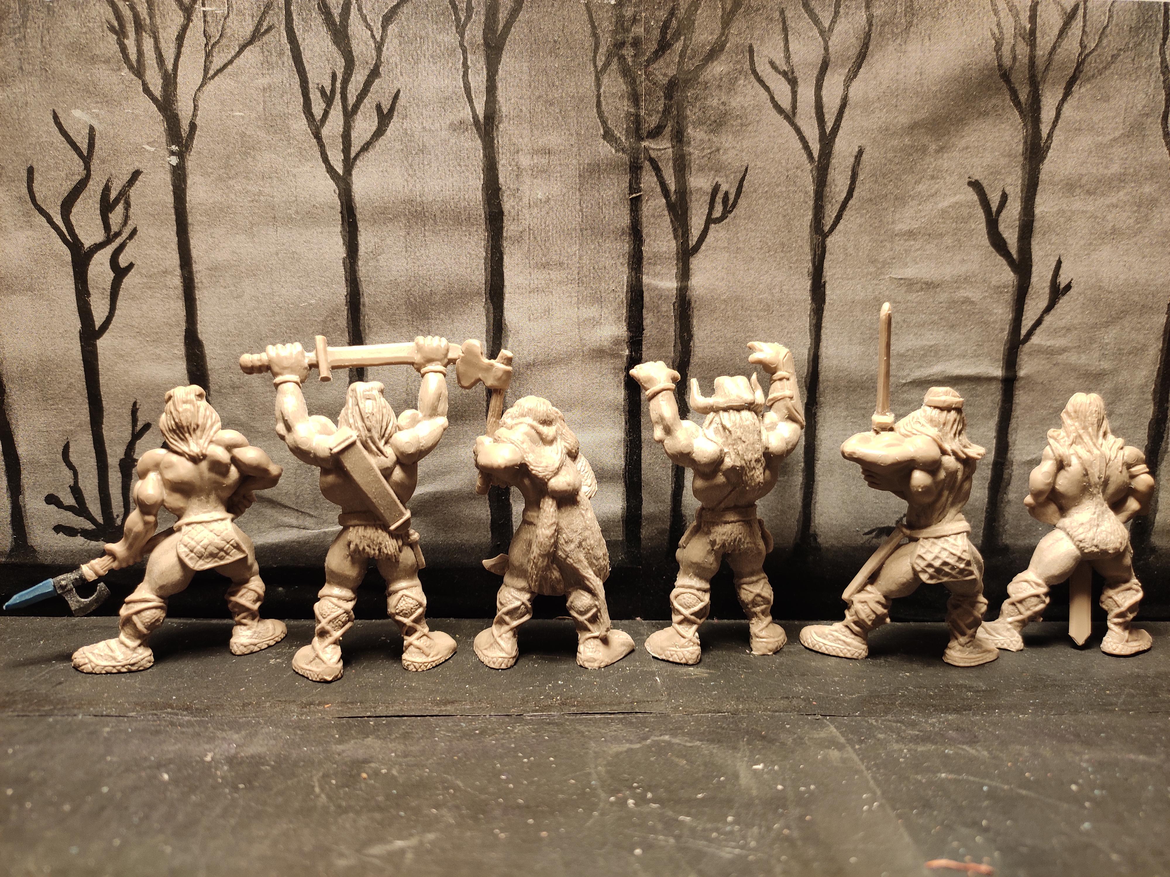 &#1041;&#1080;&#1090;&#1074;&#1099; Fantasy, Axe, Barbarians, Druid, Fantasy Battles, From Russia, Infantry, Muscles, Regiment, Sword, Technolog, Tehnolog, Warriors, Work In Progress
