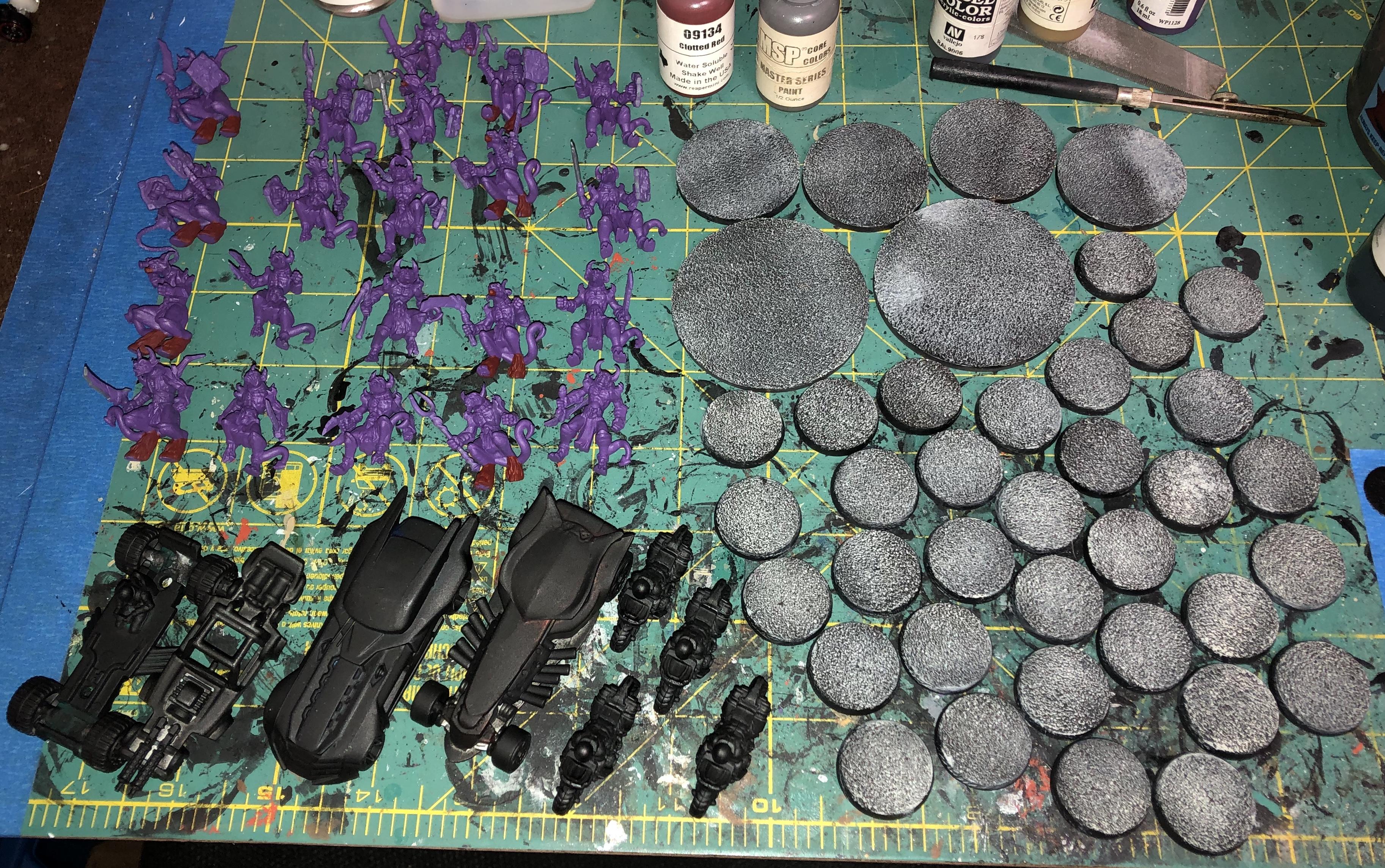 Abyssal, Gaslands, Lesser Abyssal, Mantic, Work In Progress
