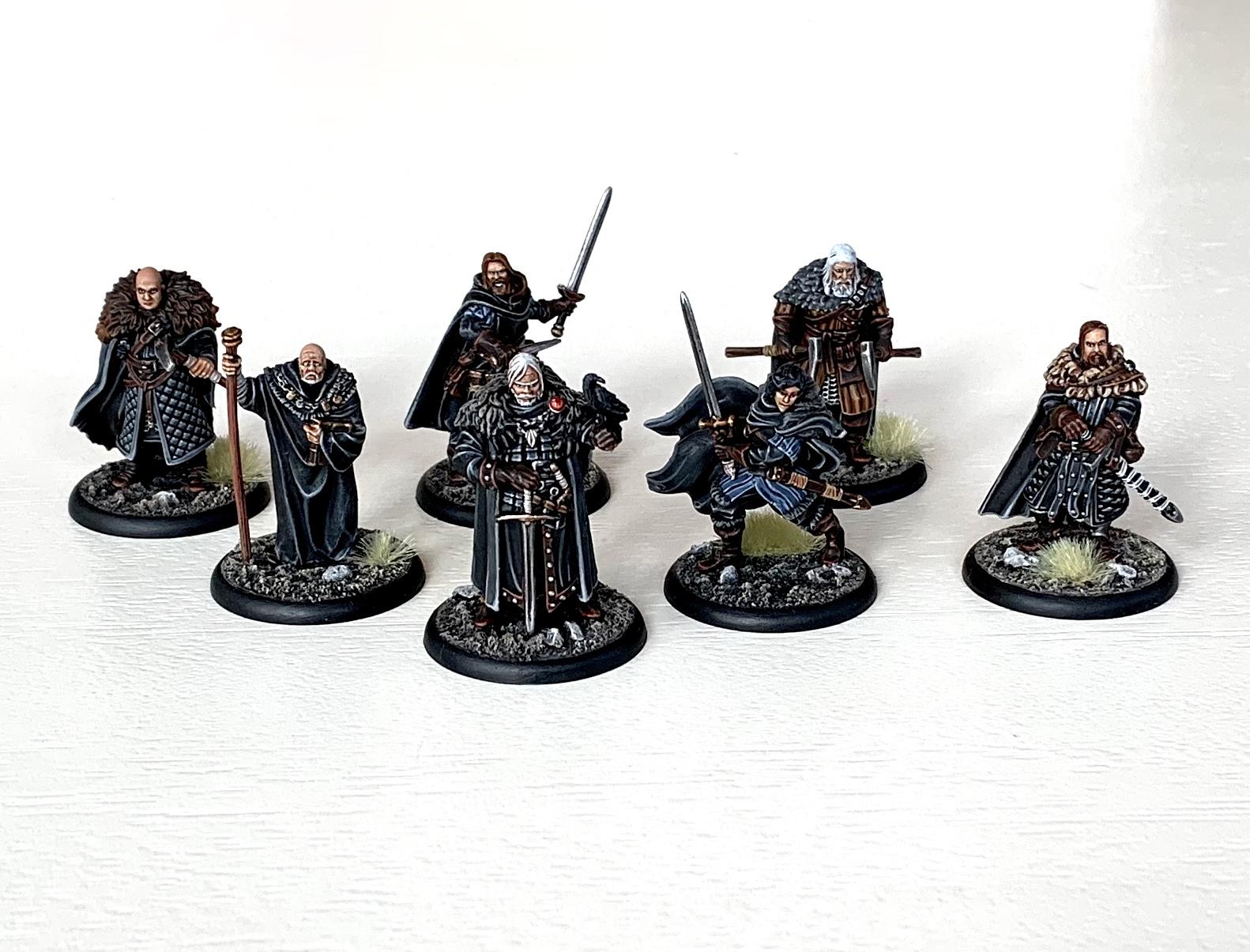 28mm, A Song Of Ice And Fire, Game Of Thrones, Infantry, Medieval, Night's Watch, Warhammer Fantasy