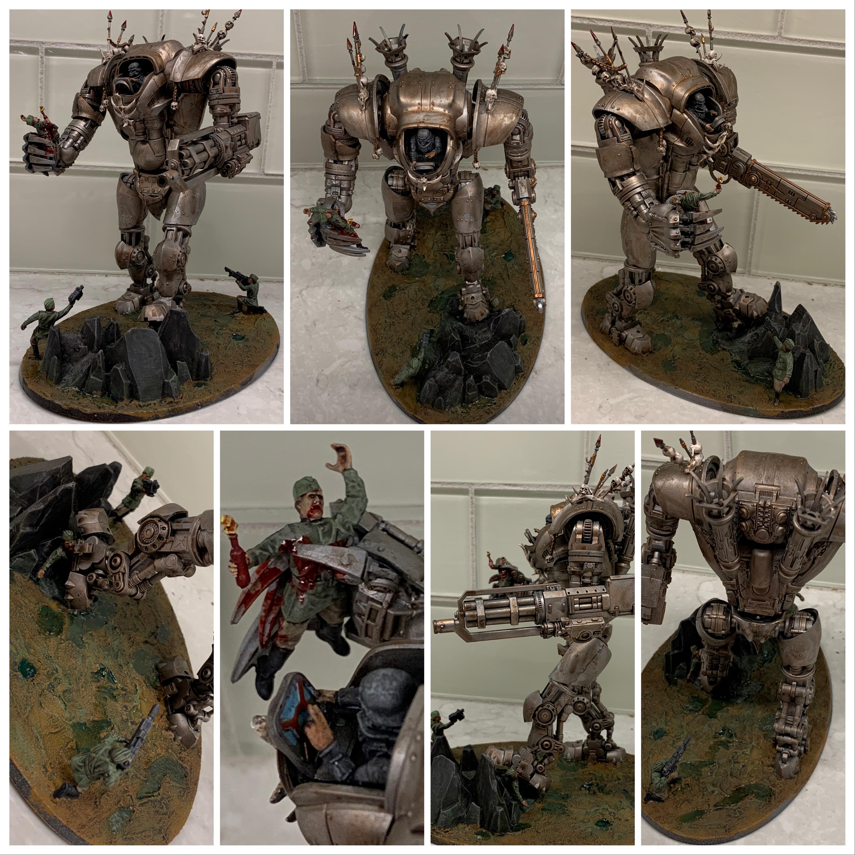Chaos, Chaos Knight, Knights, Titanic, Warhammer 40,000
