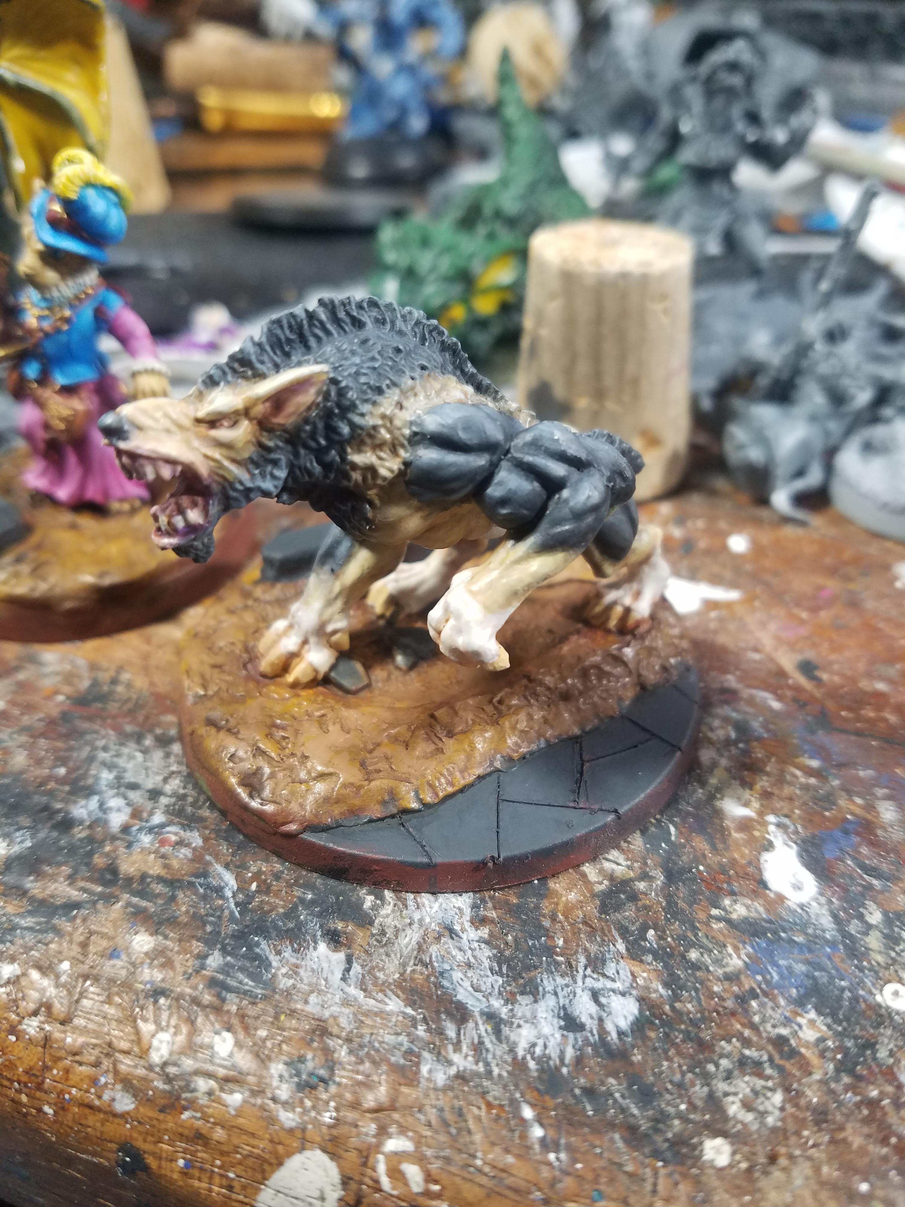 Bones, Reaper, Shadow Hound, Werewolf, Work In Progress