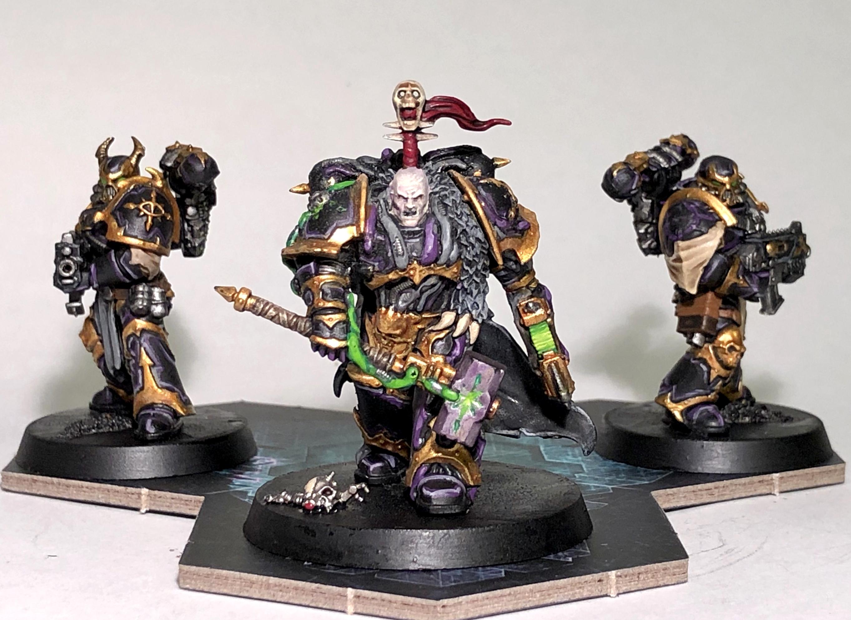 Baddies, Blackstone Fortress, Chaos Space Marines, Obsidius Mallex, Warhammer 40,000, Warhammer Quest