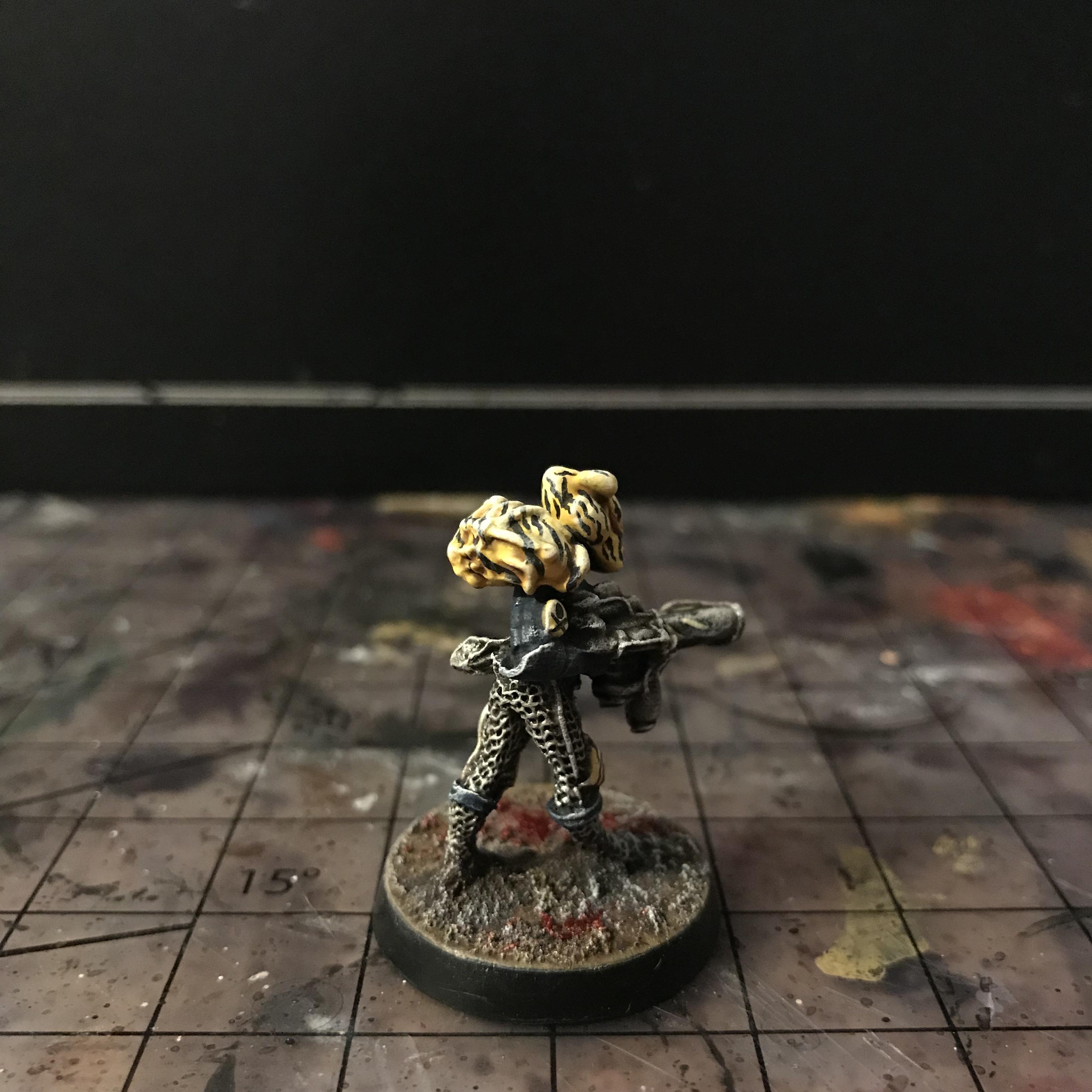 Dark, Dark Elf Space Trooper, Eldar Corsair Psyker, Elves, Space, Trooper