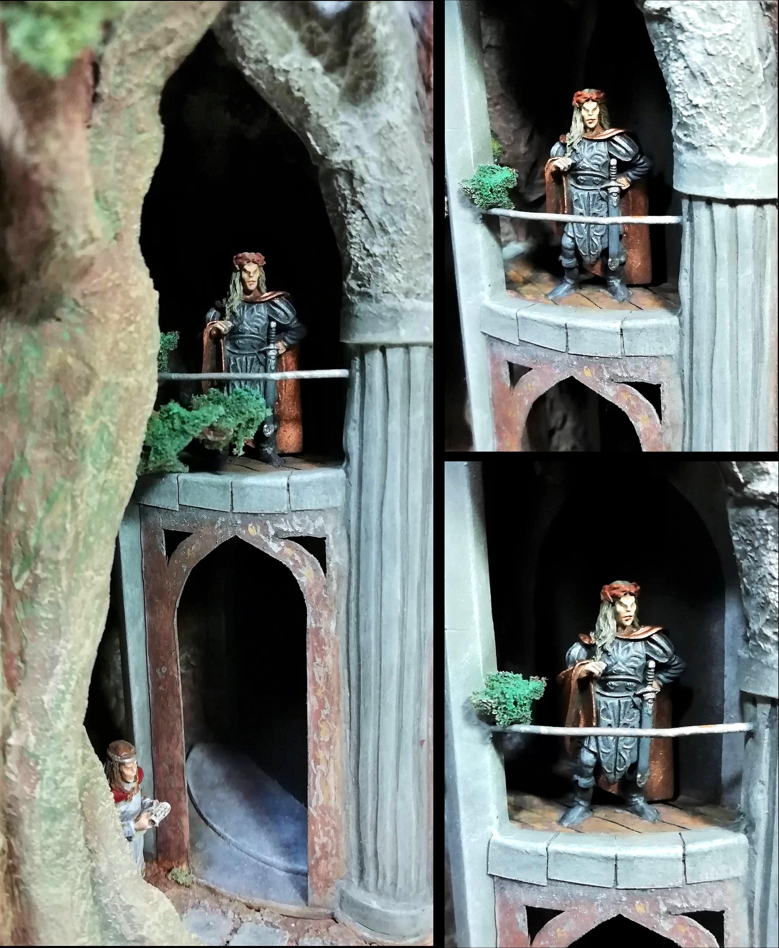 Lord of the Rings Book Nook diorama 5: Thranduil