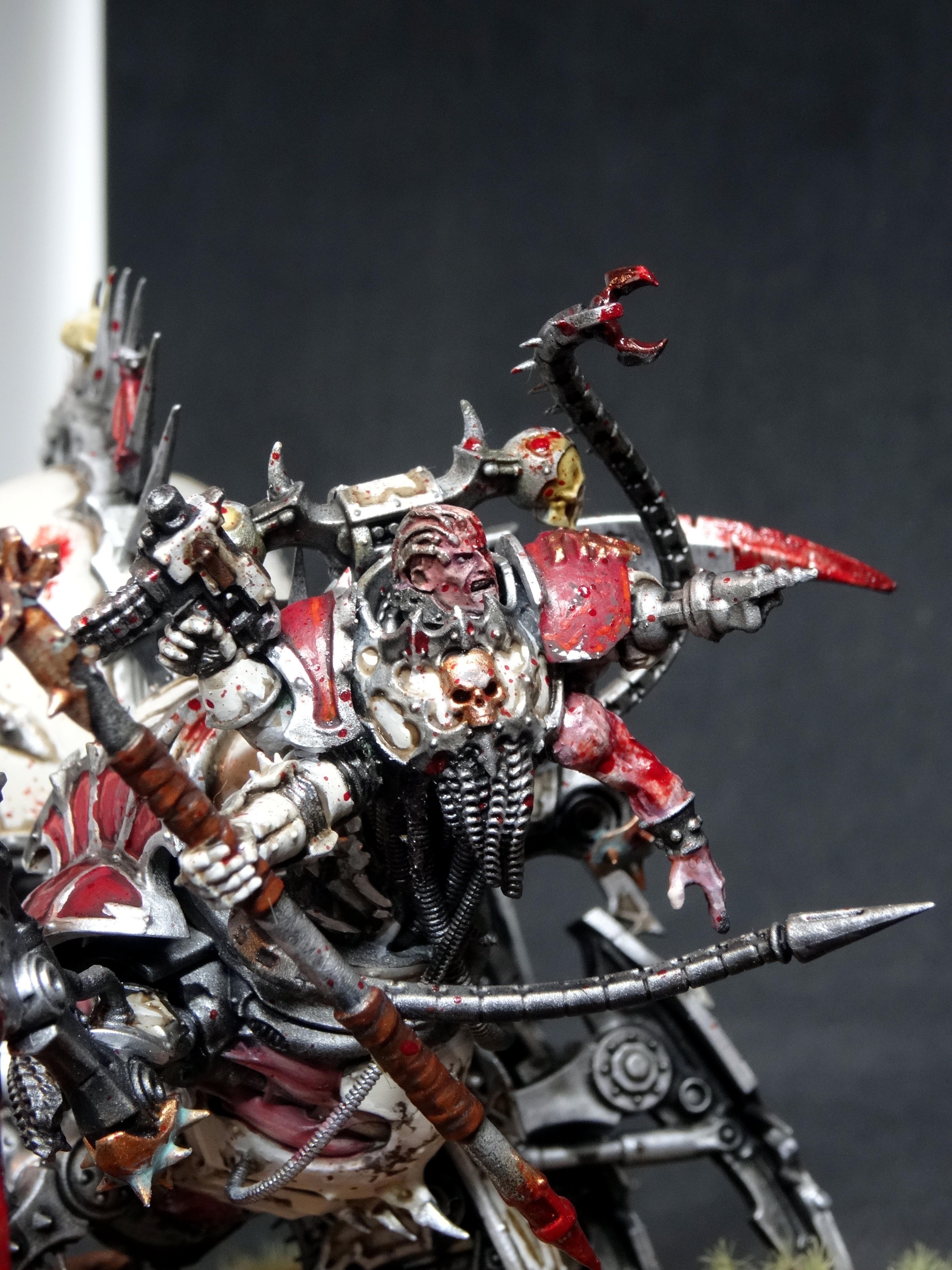 Chaos, Cyborg, Lord, Space Marines, World Eaters