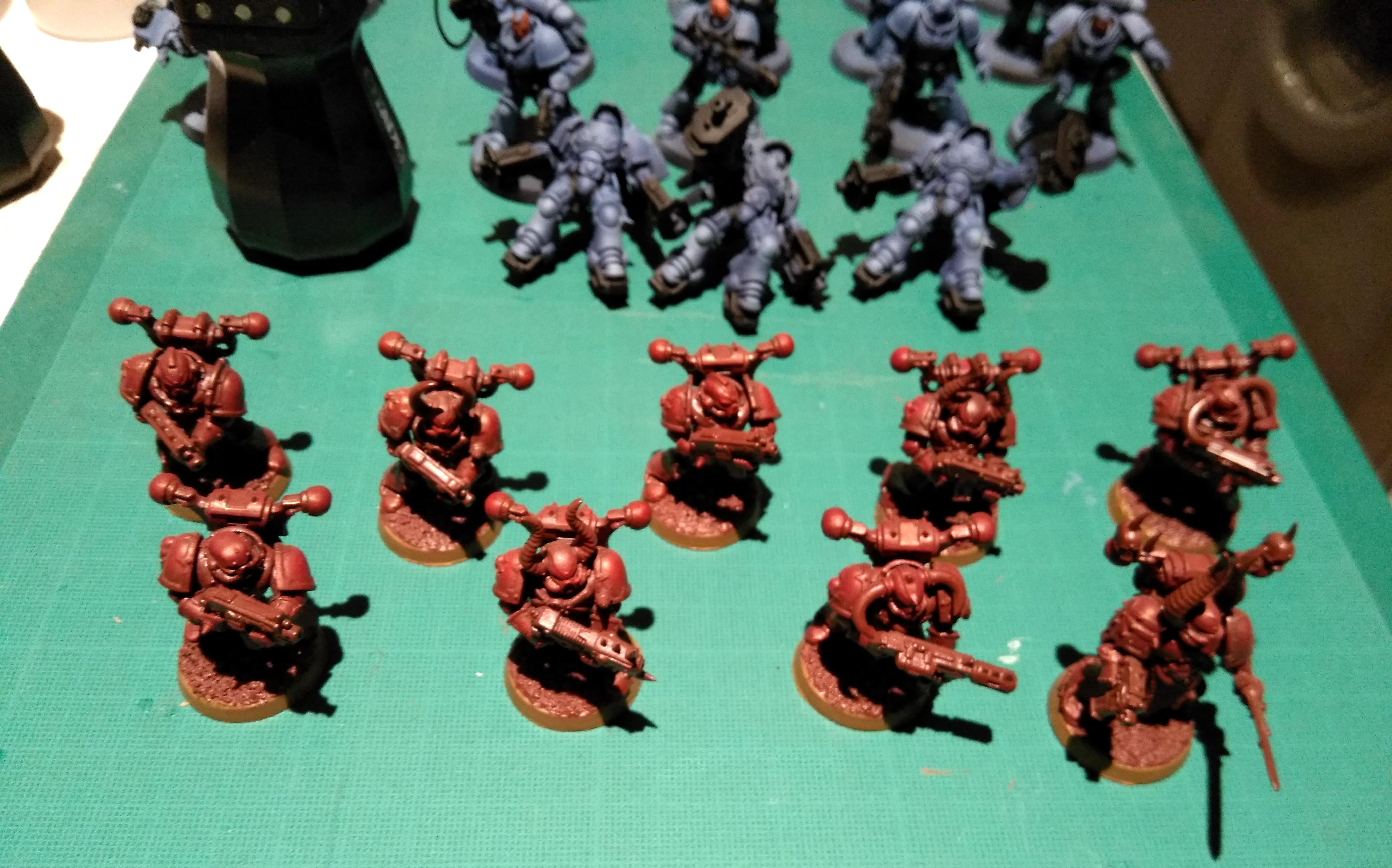 Chaos Space Marines, CSM primed