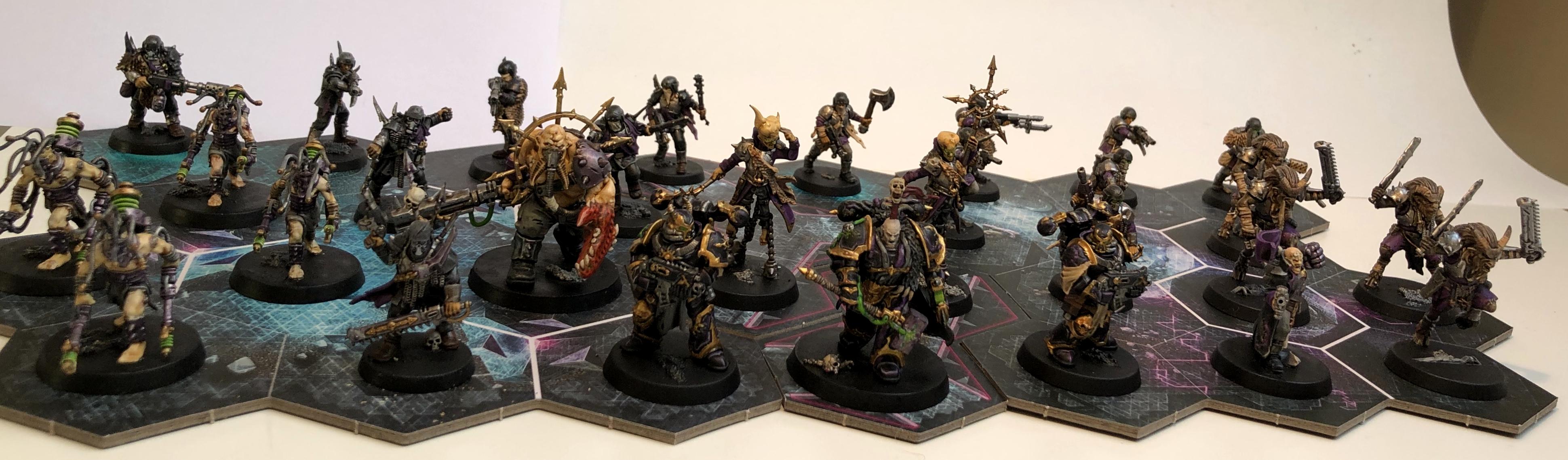 Blackstone Fortress, Chaos, Chaos Beastmen, Chaos Ogryn, Chaos Space Marines, Negavolt Cultists, Obsidius Mallex, Rogue Psykers, Traitor Commissar, Traitor Guard, Warhammer 40,000, Warhammer Quest