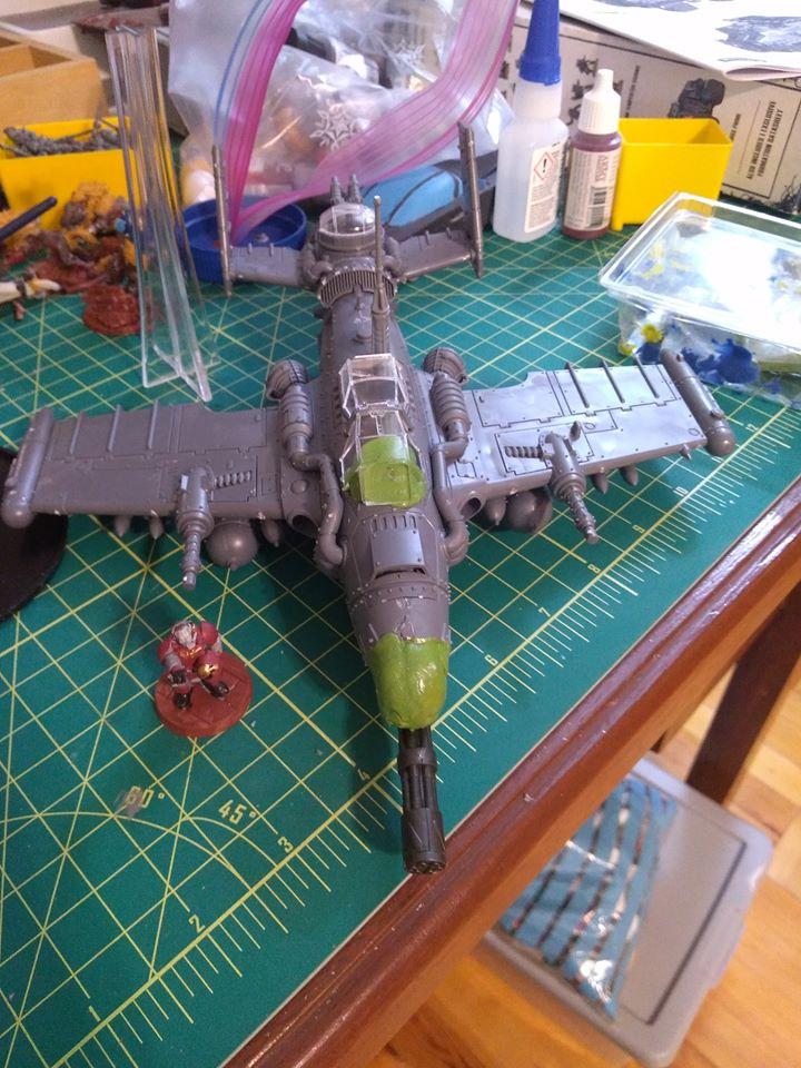A-10, Avenger, Dakkajet, Flyer, Imperial Guard, Work In Progress