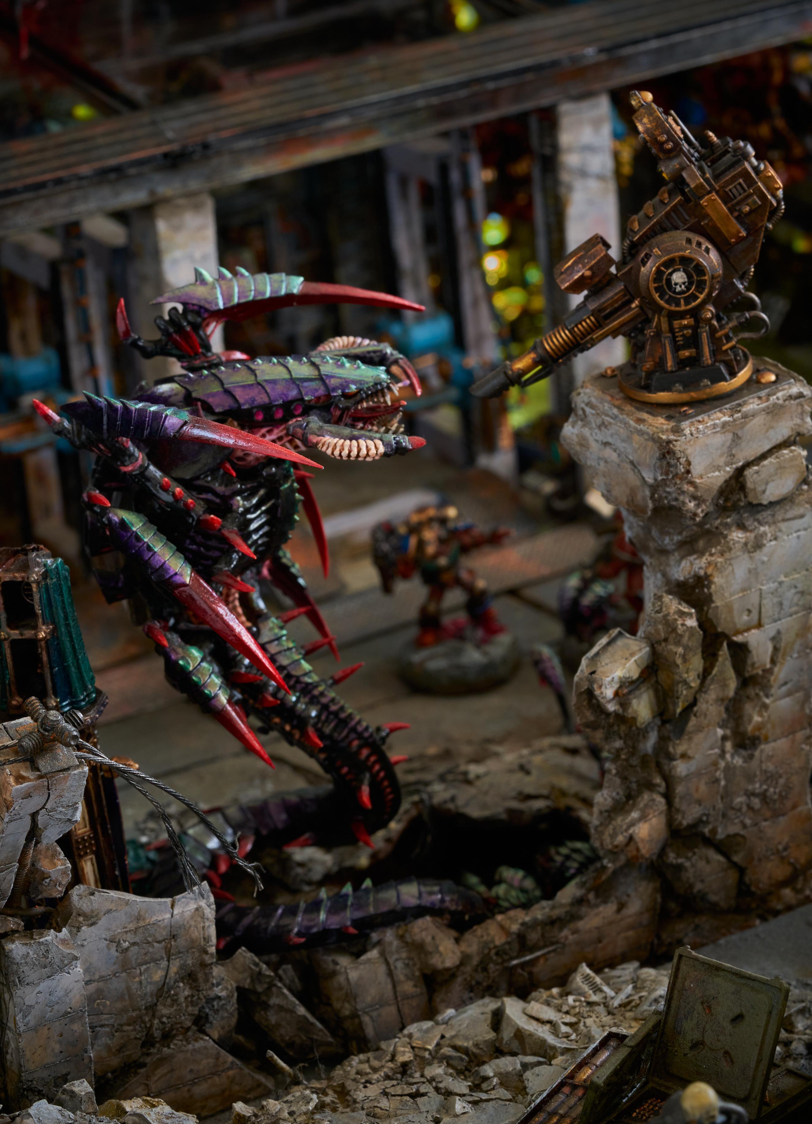 Adeptus Astartes, Icarus Turret, Space Marines, Trygon, Tyrannids, Workshops
