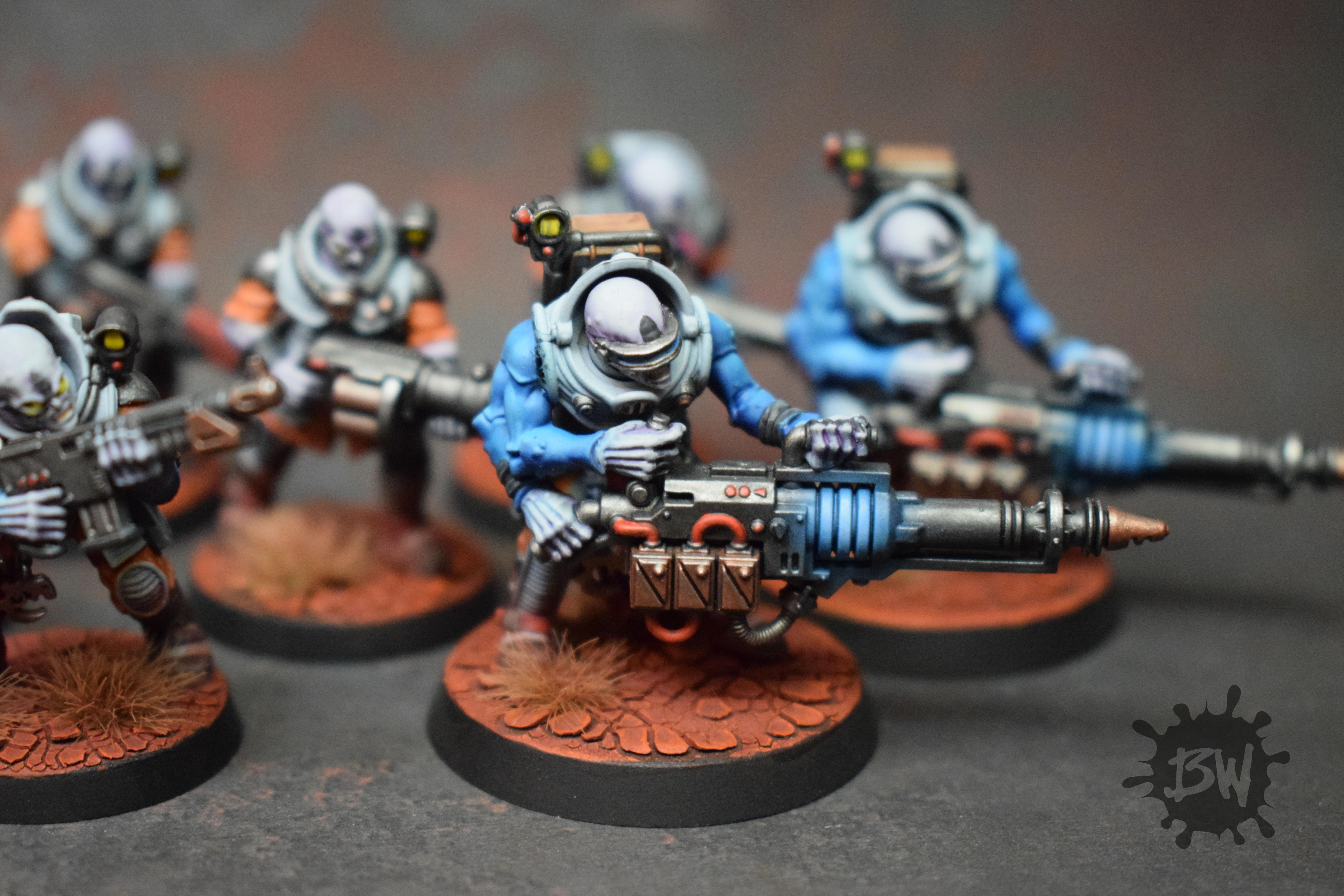 Bw, Genestealer Cults, Neophyte Hybrids, Warhammer 40,000