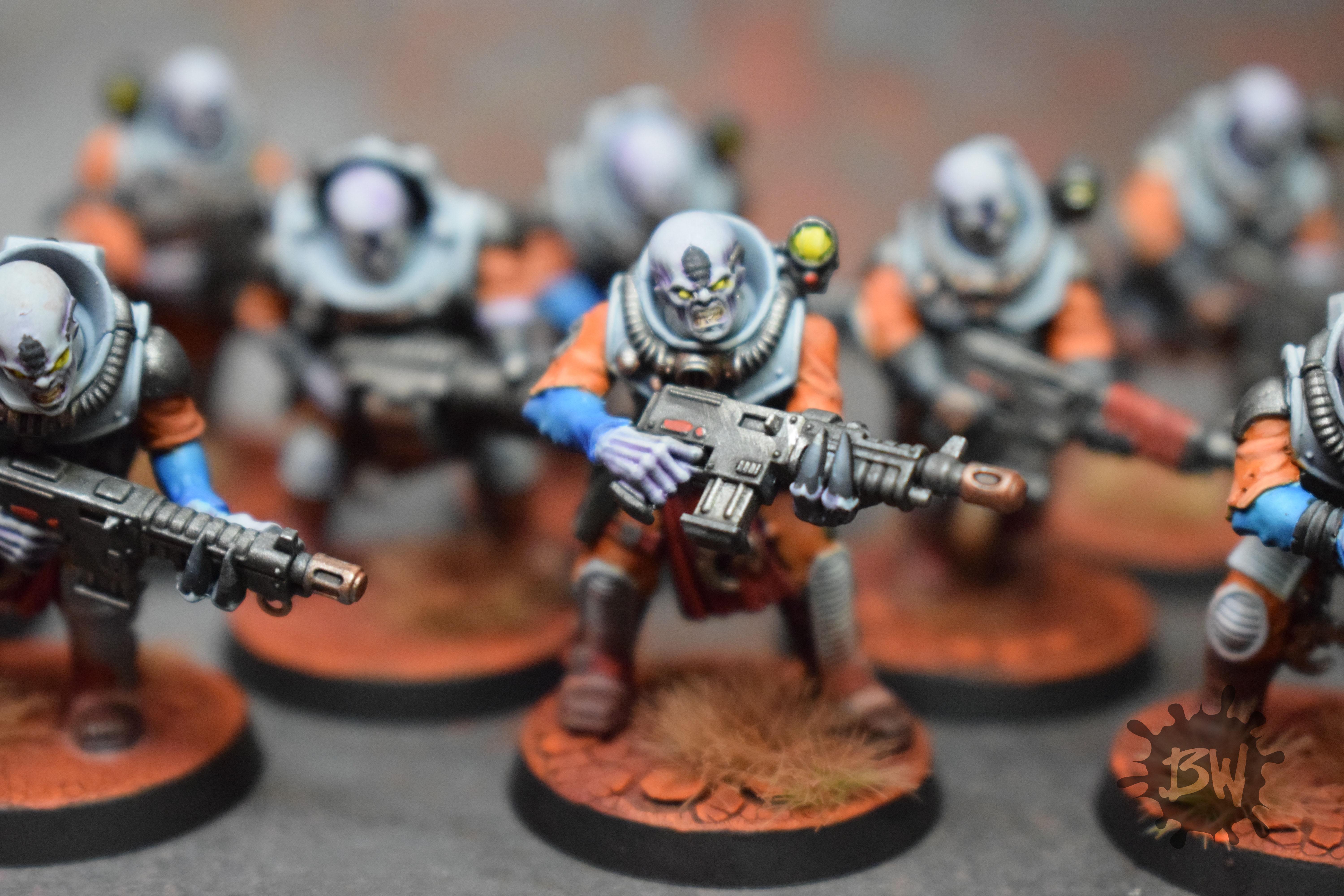 Bw, Genestealer Cults, Neophyte Hybrids, Warhammer 40,000