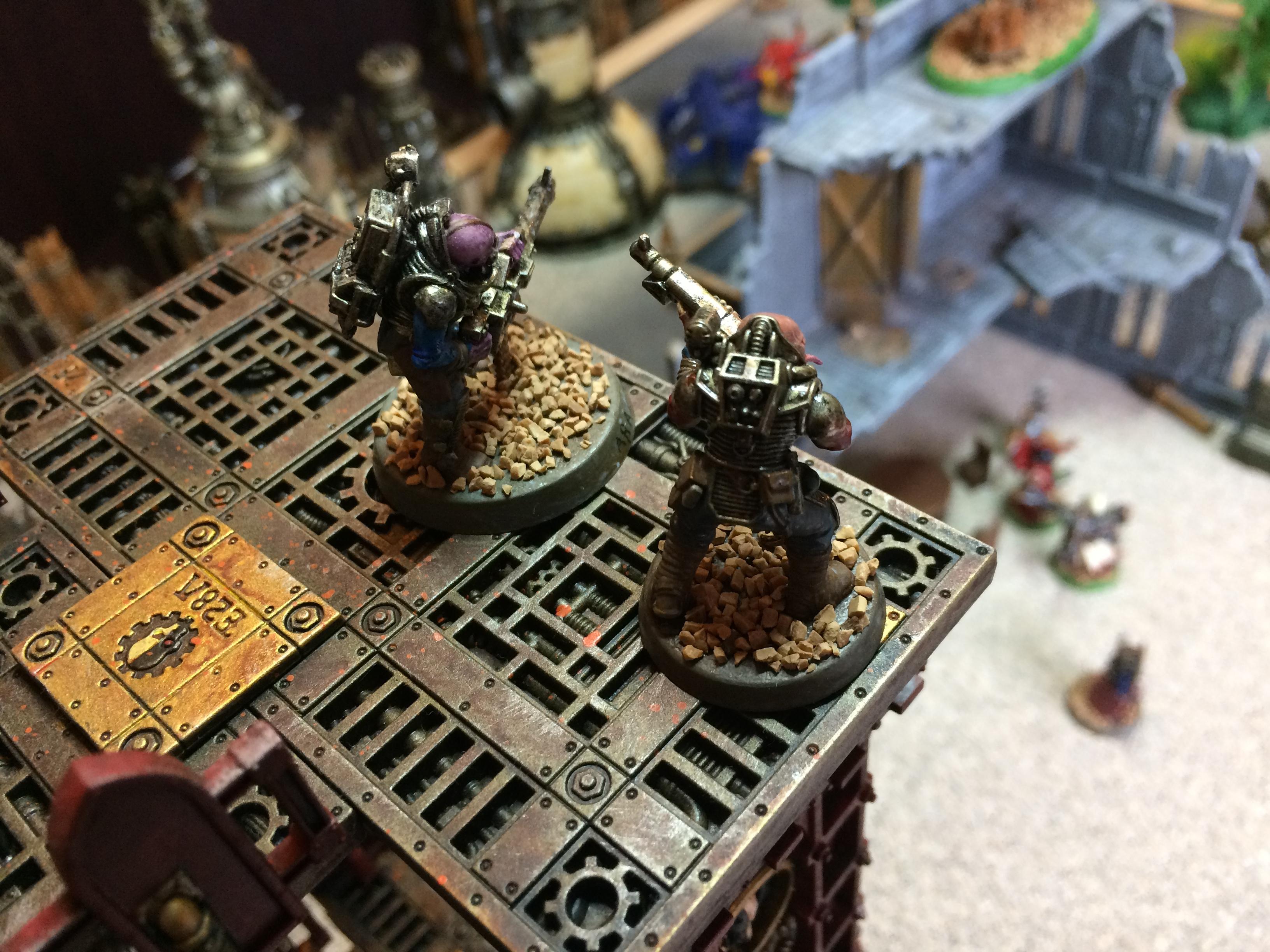 Cultists atop fragdrill