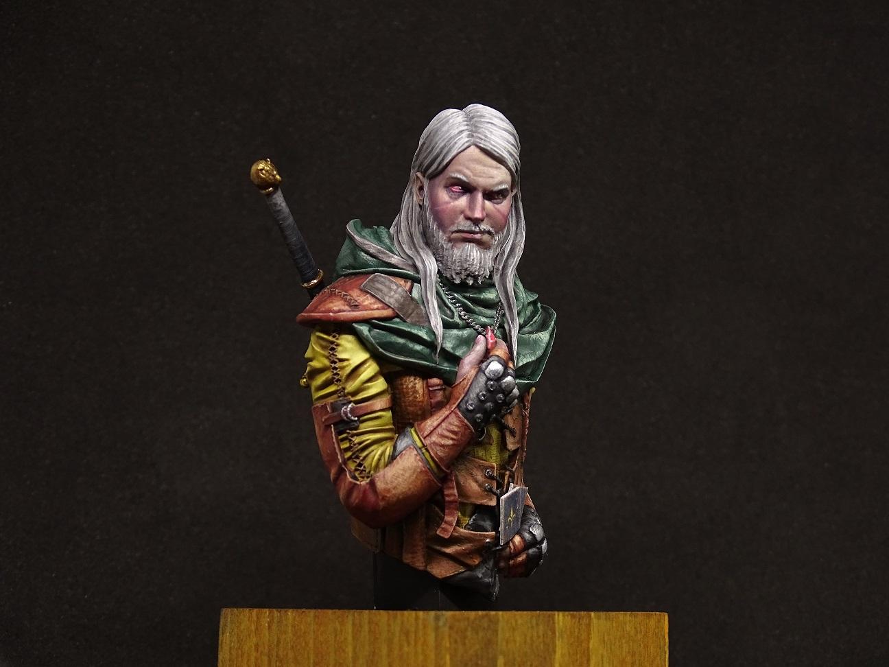 1/12, Bust, Gambler, Geralt, Leather, Skin, Witcher
