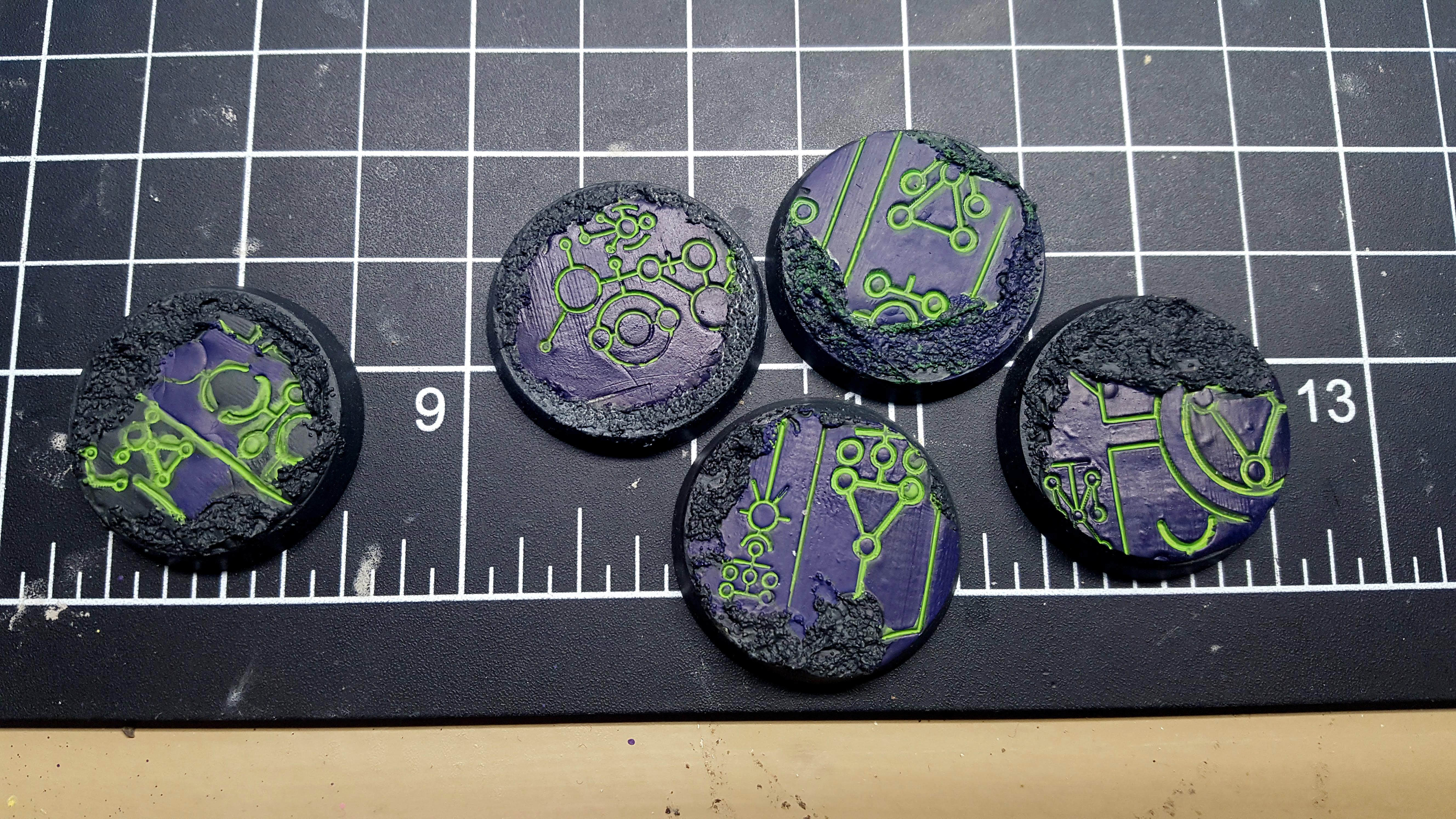 First batch, test cases for color scheme