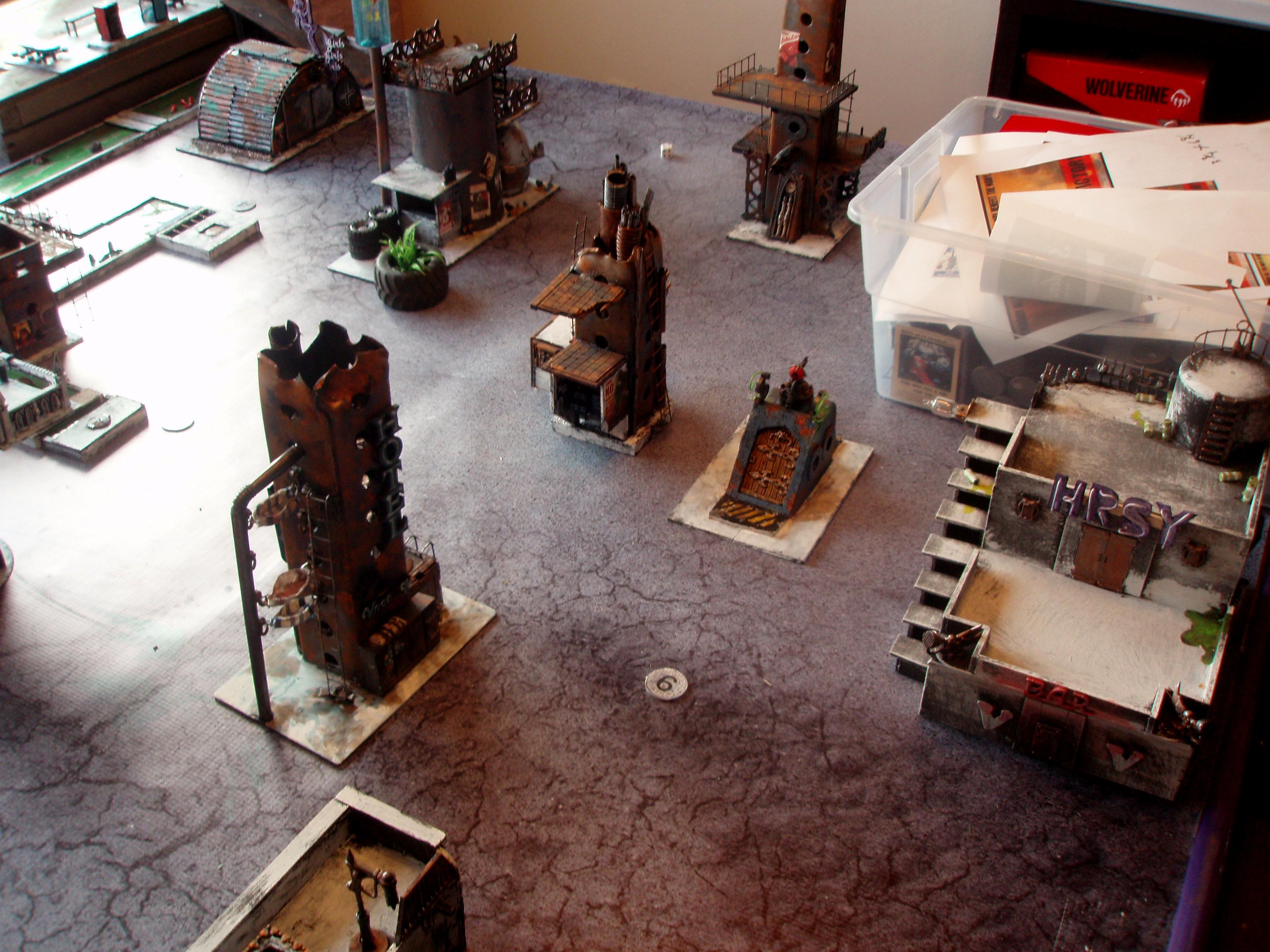 40k Terrain, Dystopian Terrain, Hive City, Hive City Hotel, Terrain