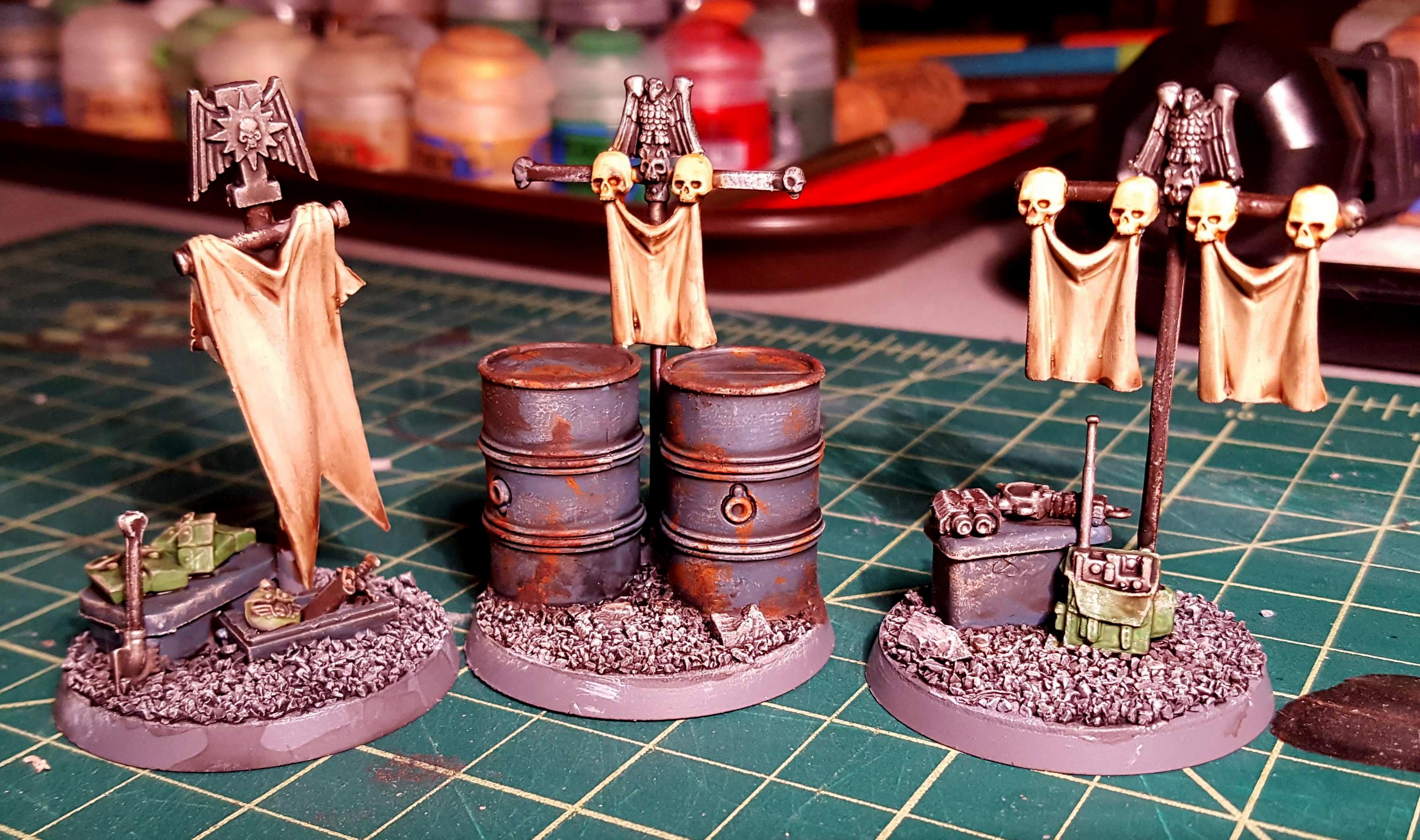 Imperial objective markers, close to finished