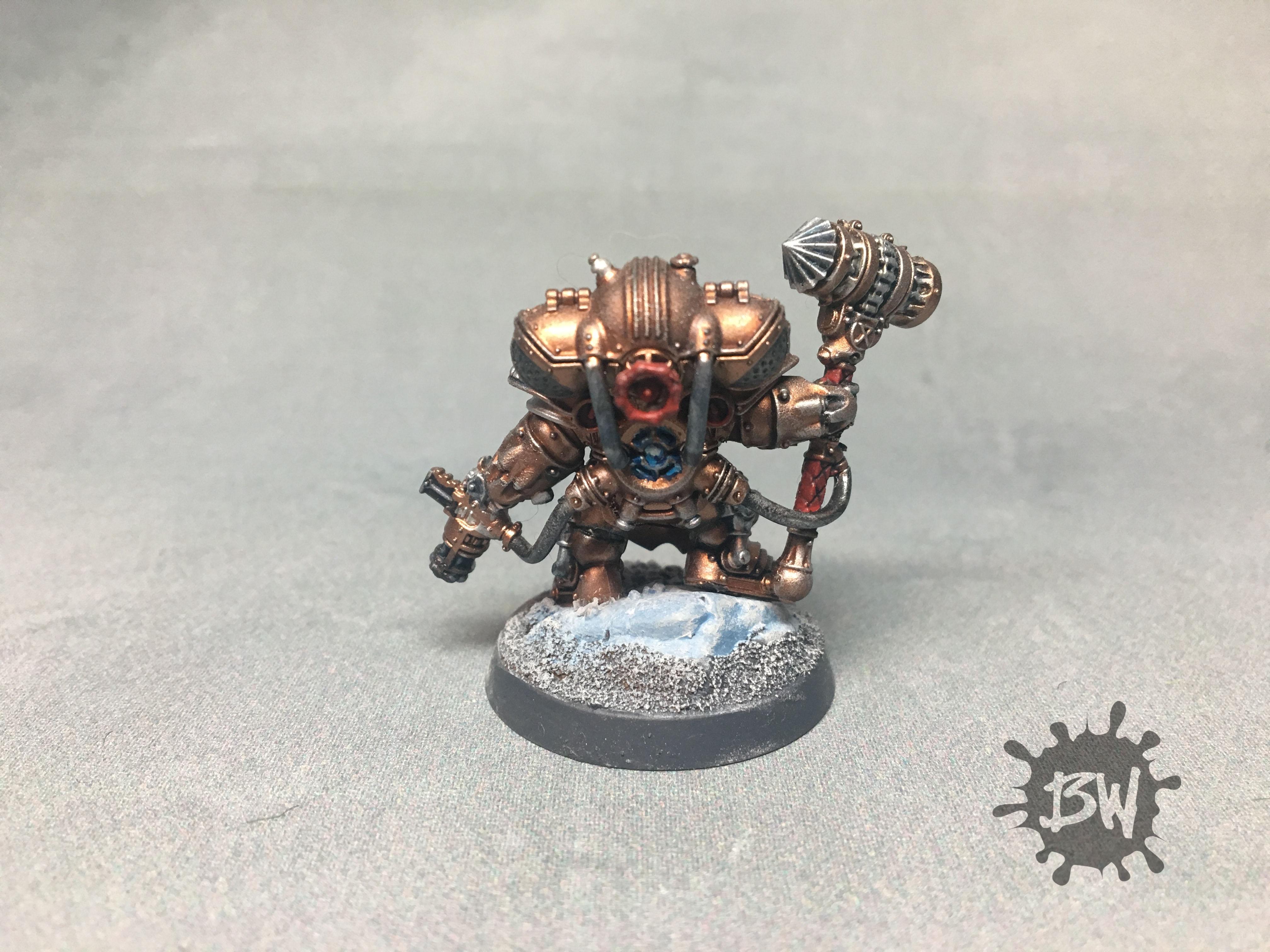 Age Of Sigmar, Arkanaut Admiral, Bw, Commission, Games Workshop ...