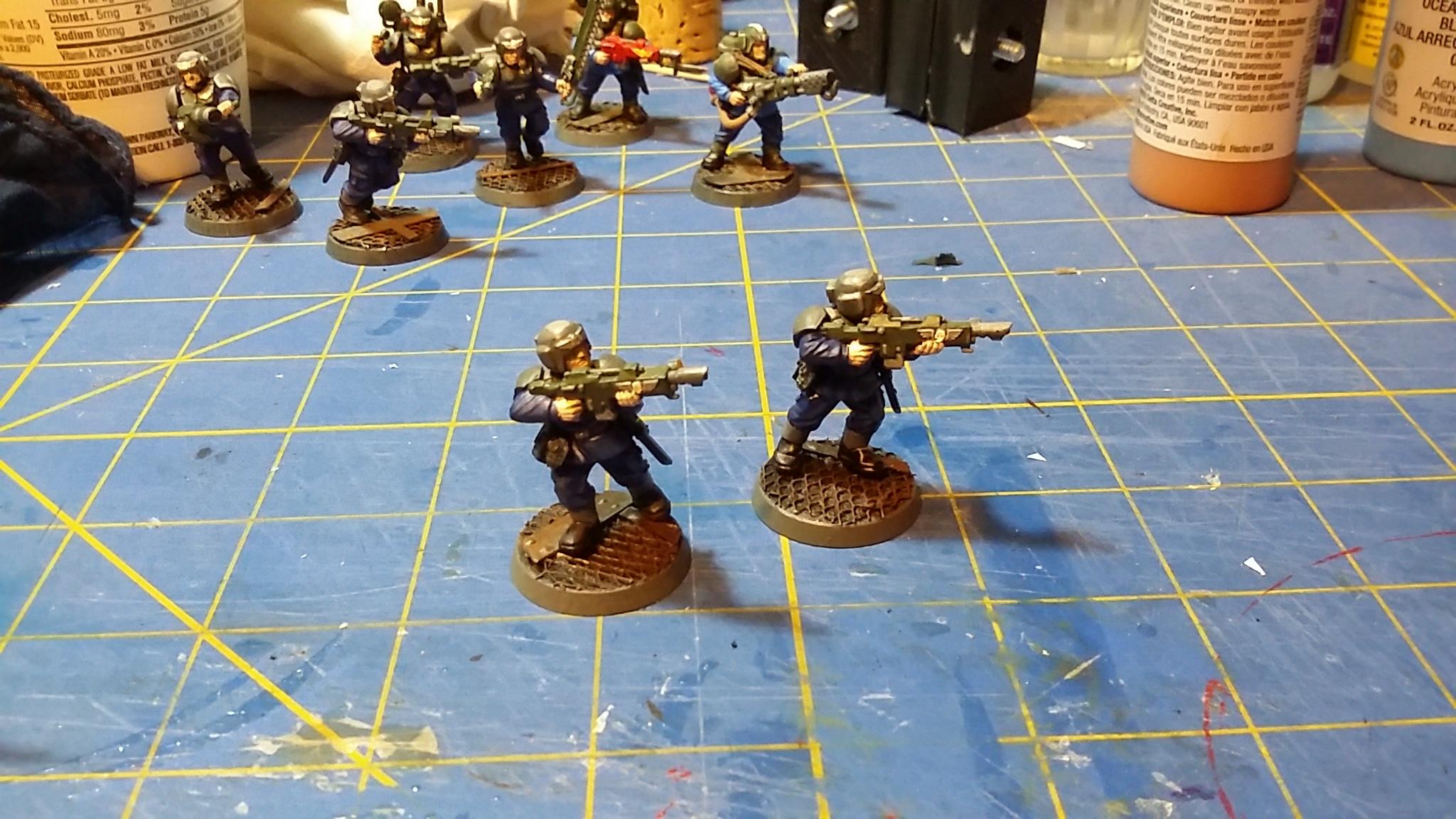 Last two Armsmen painted