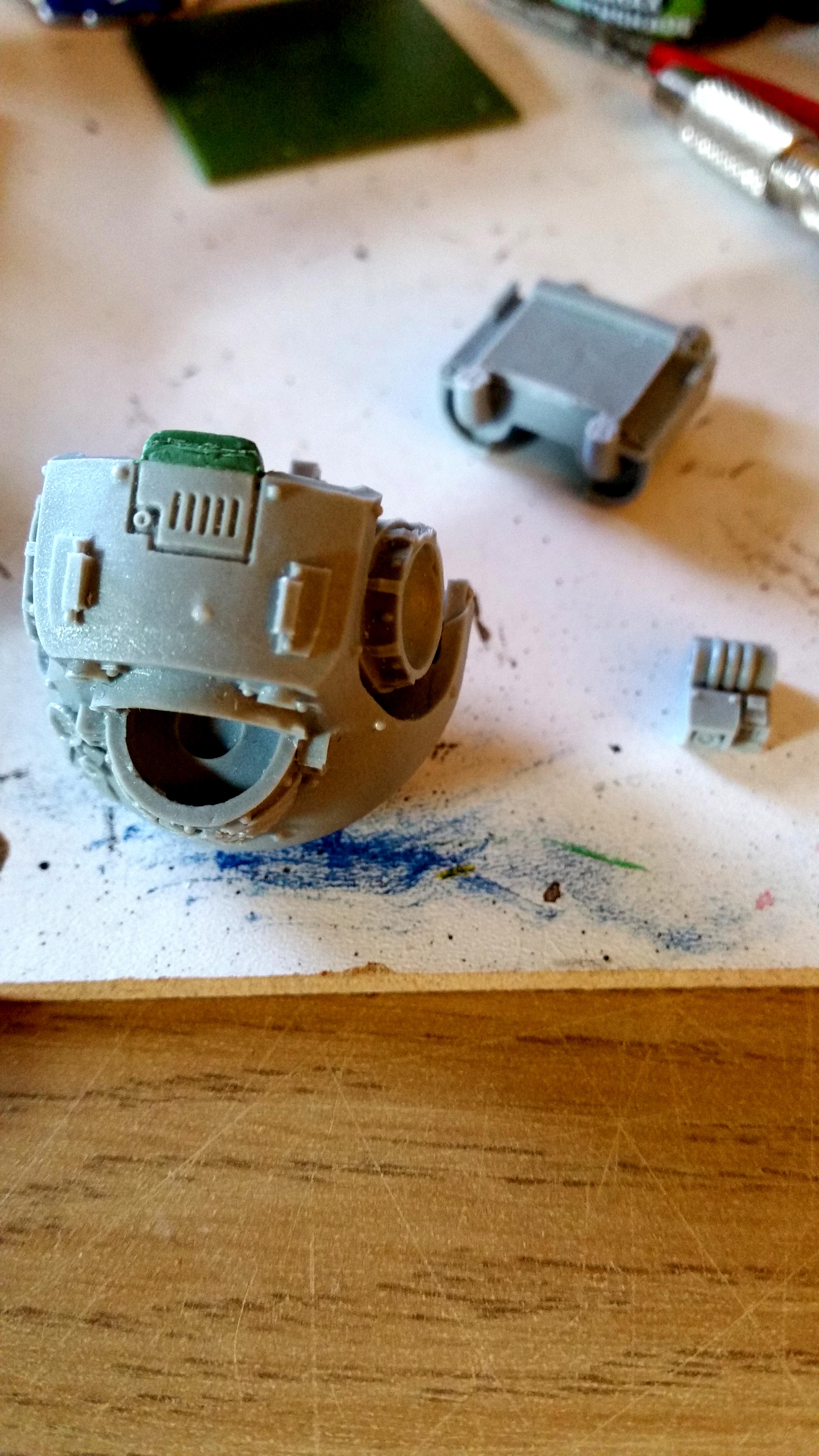 Contemptor, Forgeworld. Space Marines. Ultramarines., Work In Progress