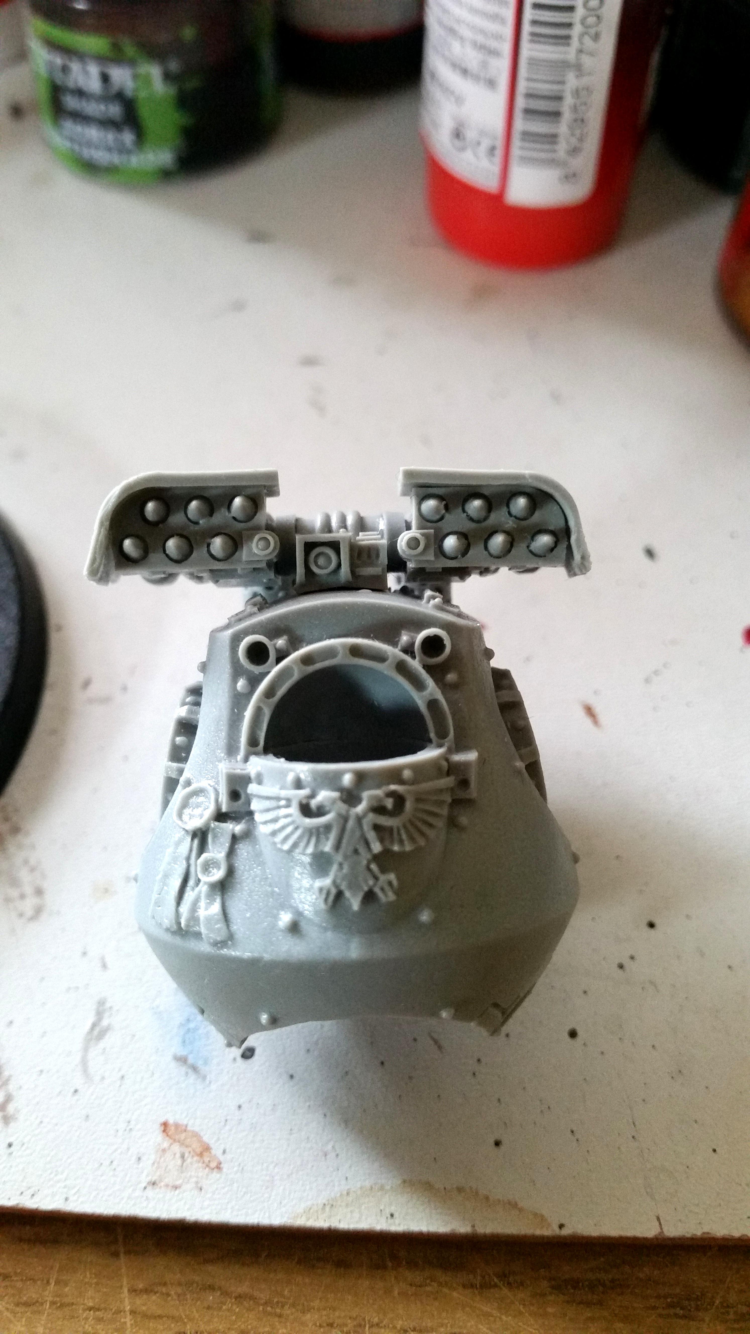 Contemptor, Forgeworld. Space Marines. Ultramarines., Work In Progress