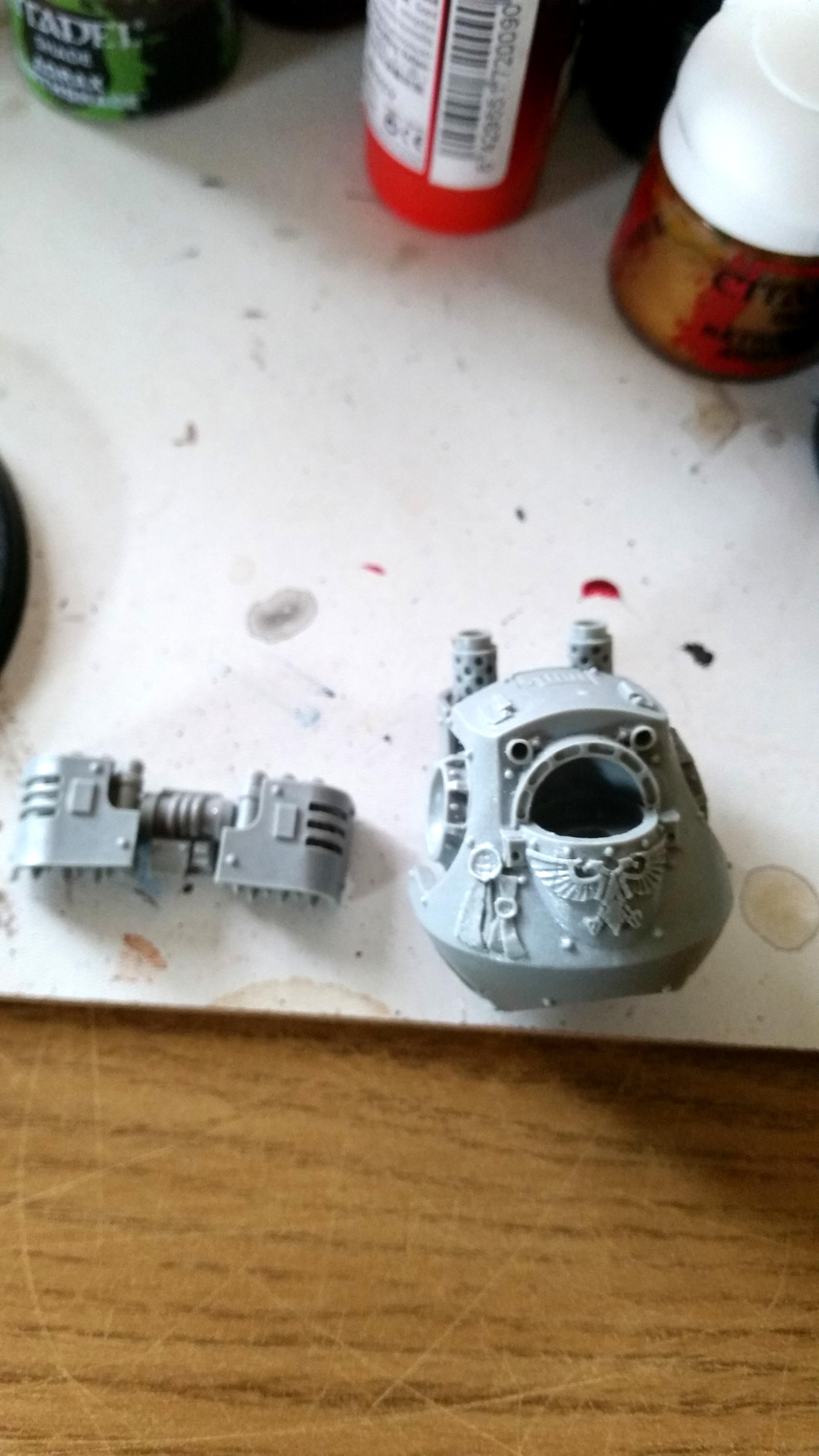 Contemptor, Forgeworld. Space Marines. Ultramarines., Work In Progress
