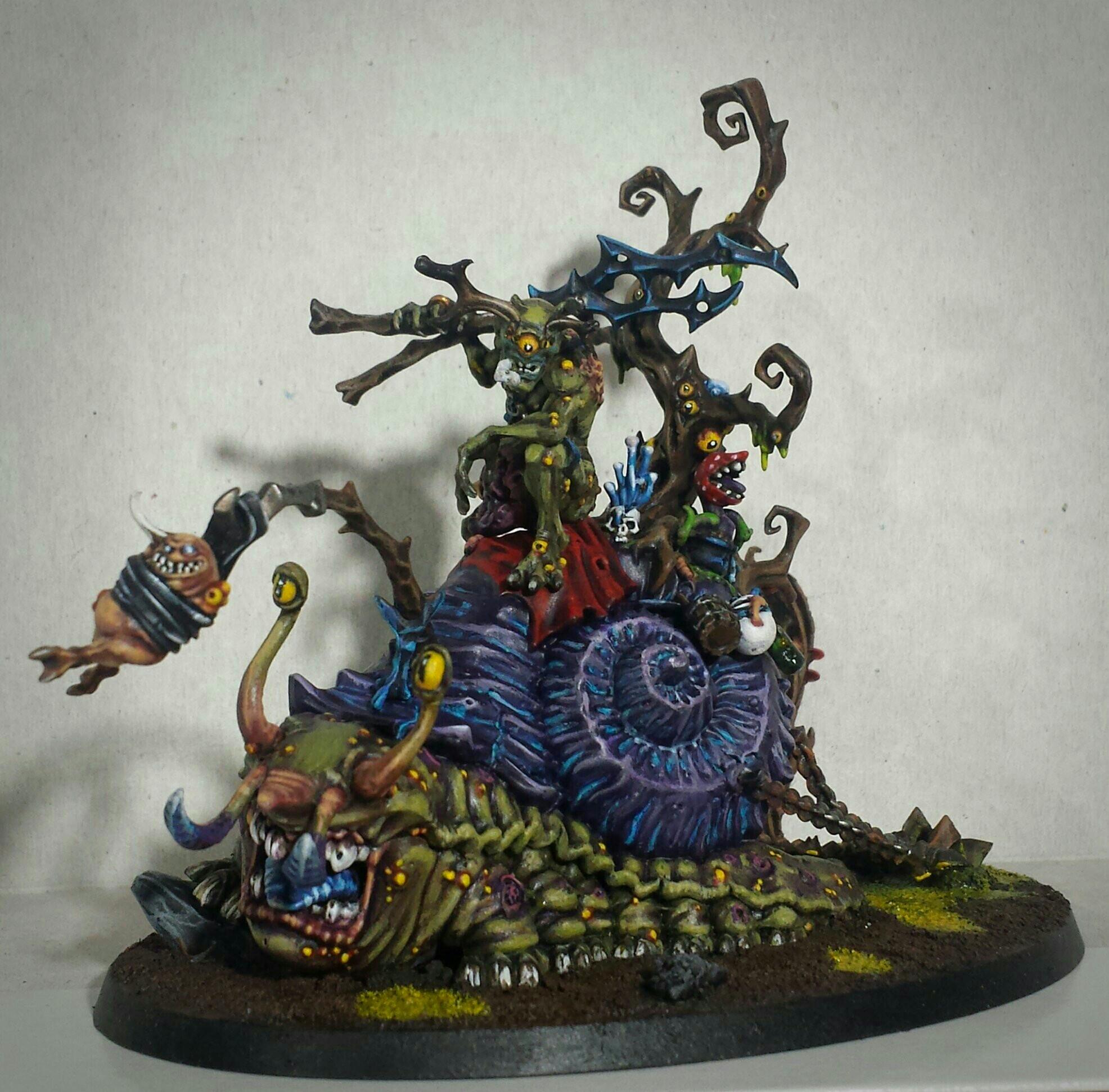 Age Of Sigmar, Chaos, Daemons, Horticulus Slimux, Nurgle, Nurgle Daemon, Warhammer 40,000