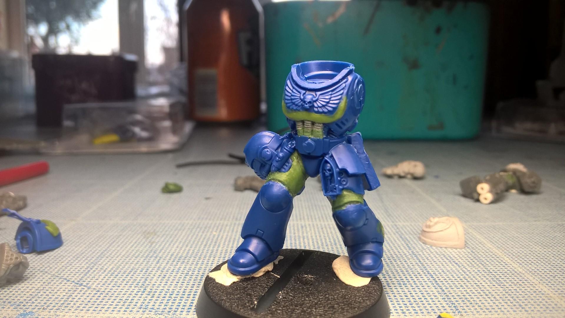 Conversion, Imperial Fists, Primaris, Solar Lions, Space Marines, Warhammer 40,000