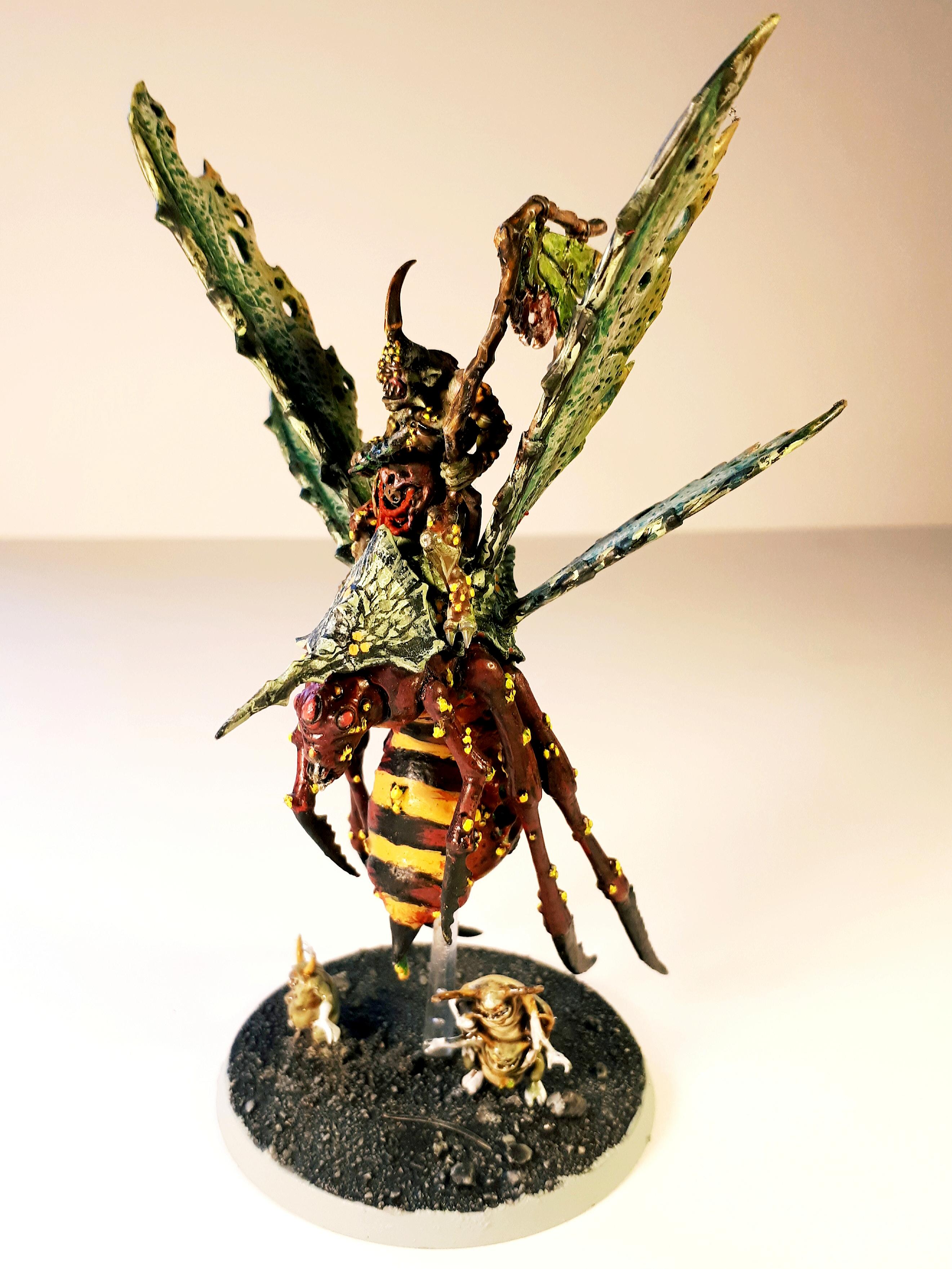 Age Of Sigmar, Daemons Of Chaos, Daemons Of Nurgle, Nurgle, Nurglings, Plague, Plague Drones, Plaguebearers, Play Painted, Warhammer 40,000