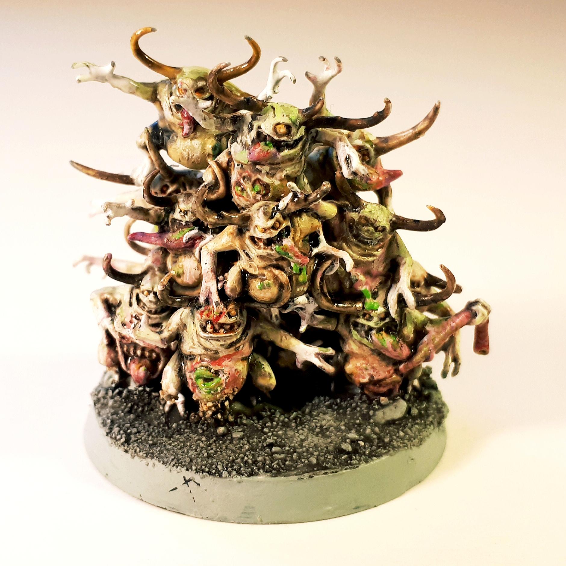 Age Of Sigmar, Daemons Of Chaos, Daemons Of Nurgle, Nurgle, Nurglings, Plague, Plague Drones, Plaguebearers, Play Painted, Warhammer 40,000