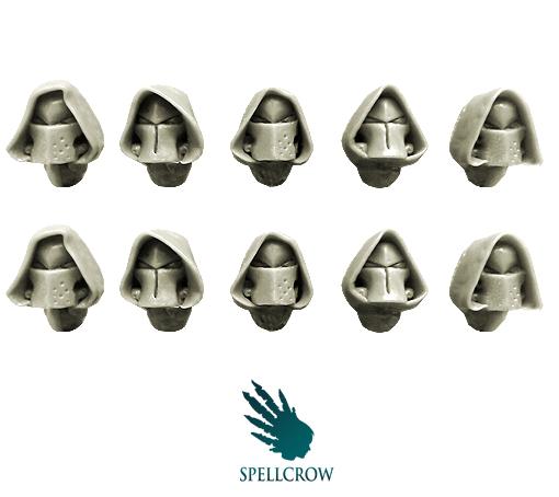 Spellcrow - Hooded Knight heads