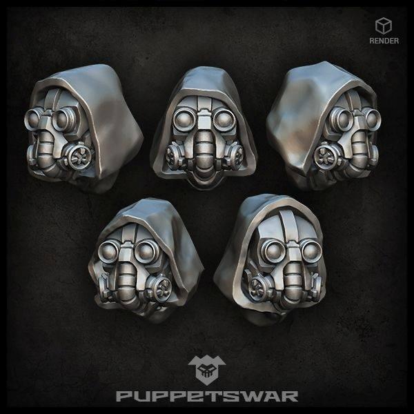 Puppetswar - Tech Monk heads