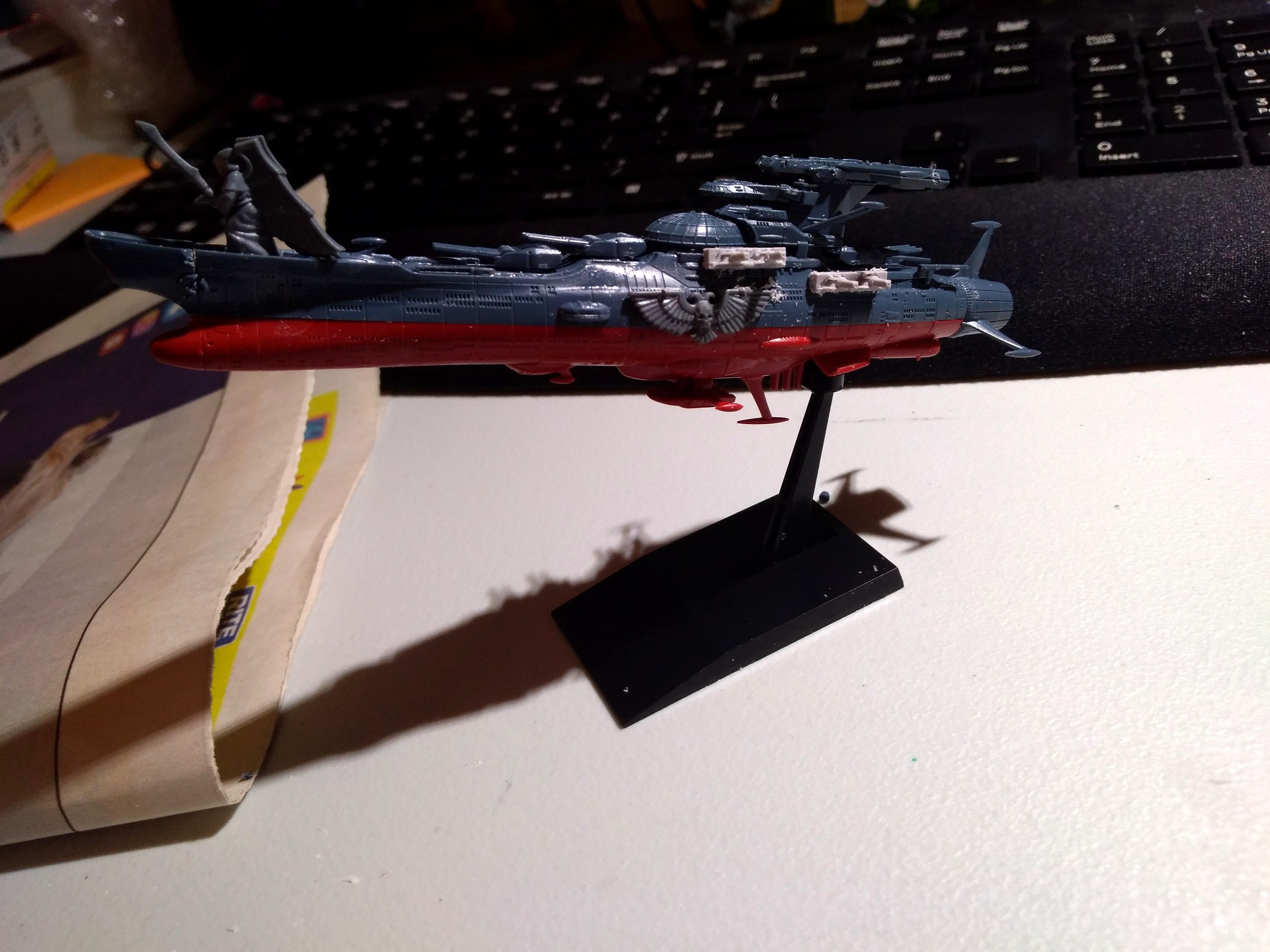 Bandai, Battlefleet Gothic, Battleship, Conversion, Imperial Navy, Yamato