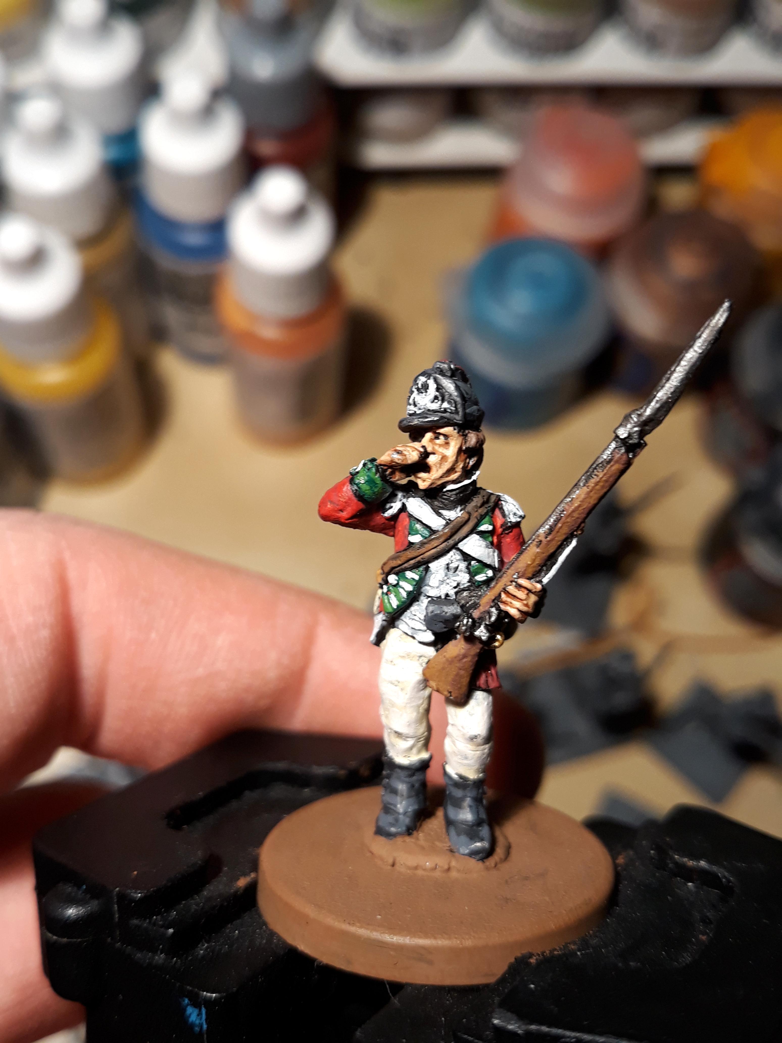 American War Of Independence, Awi, British, Grenadier, Revolutionary, Work In Progress