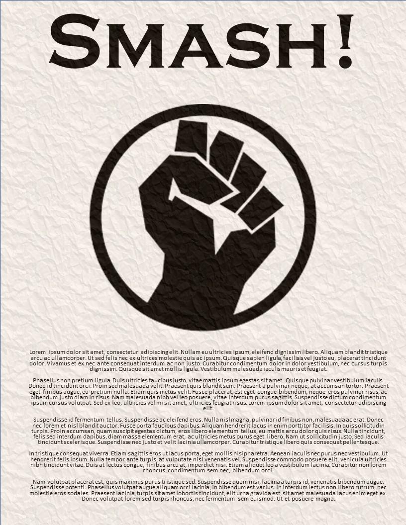 Pamphlet, Poster, Propaganda