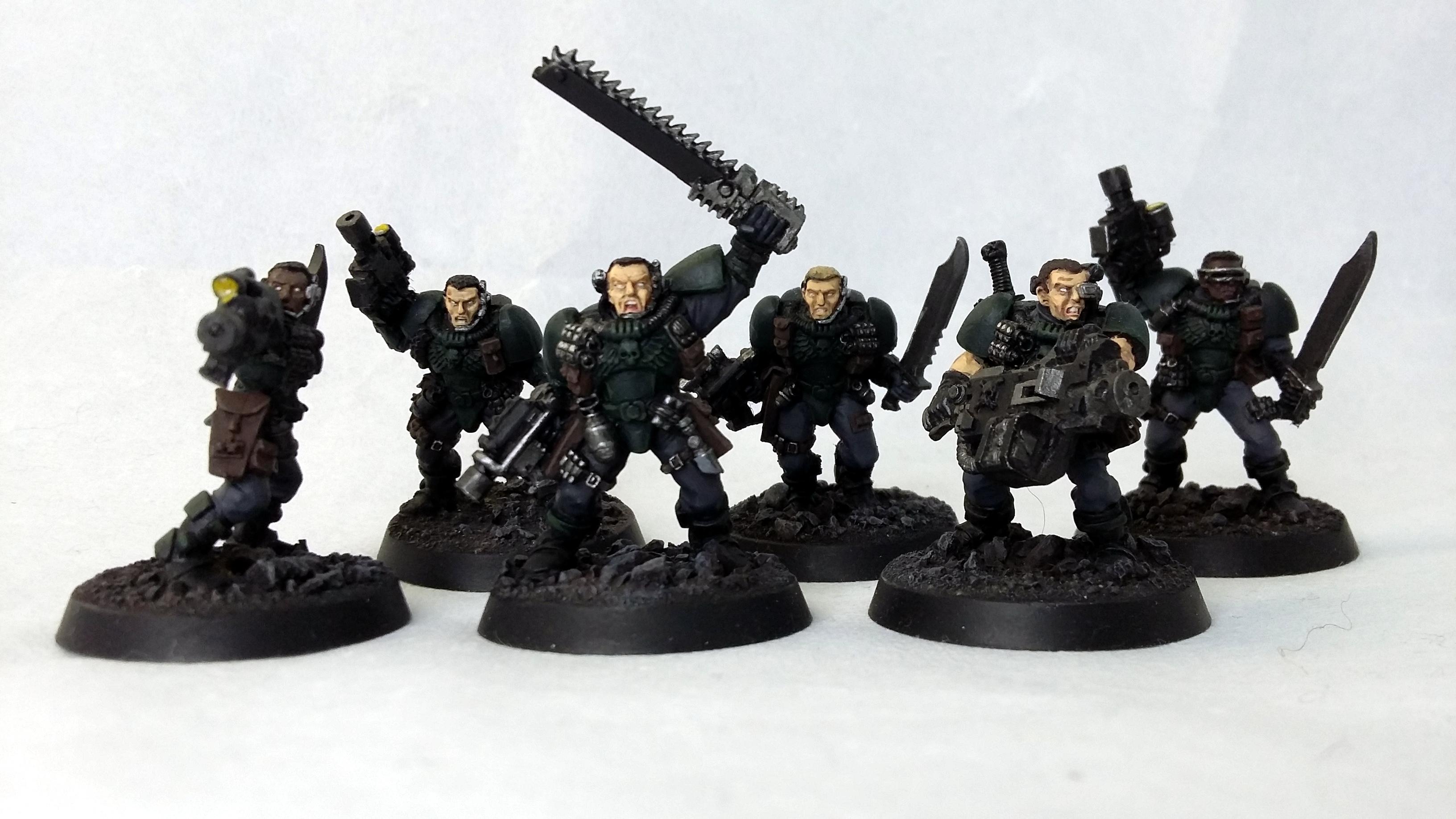 Angel, Dark, Scouts, Space, Space Marines, Squad