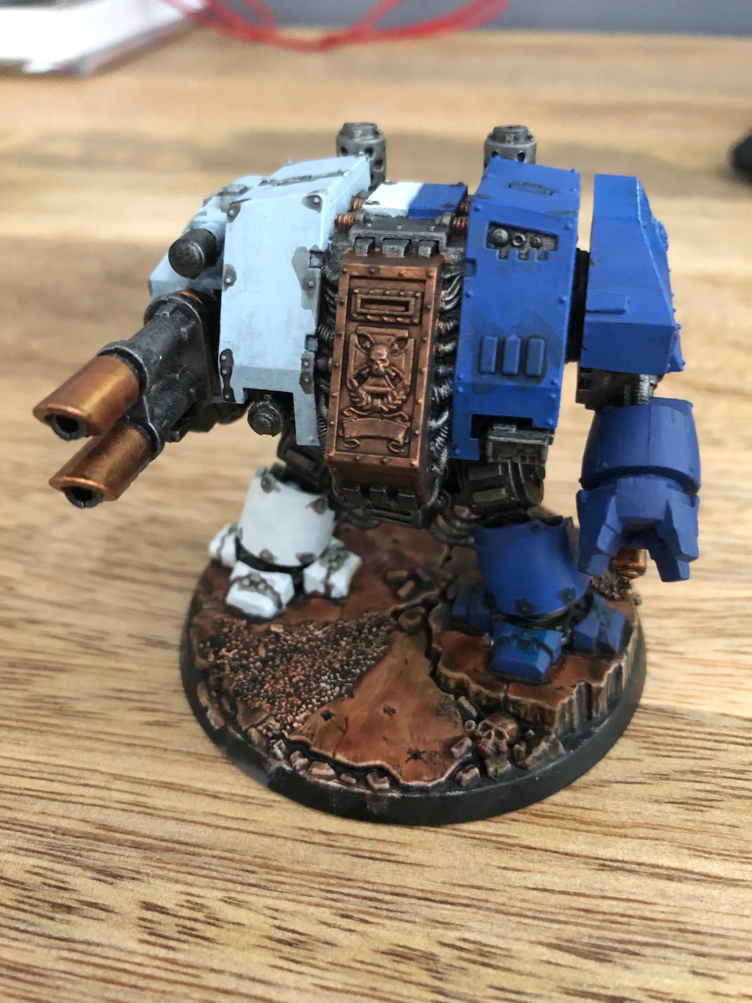 Marines Errant Wip, Dreadnought WIP (front)